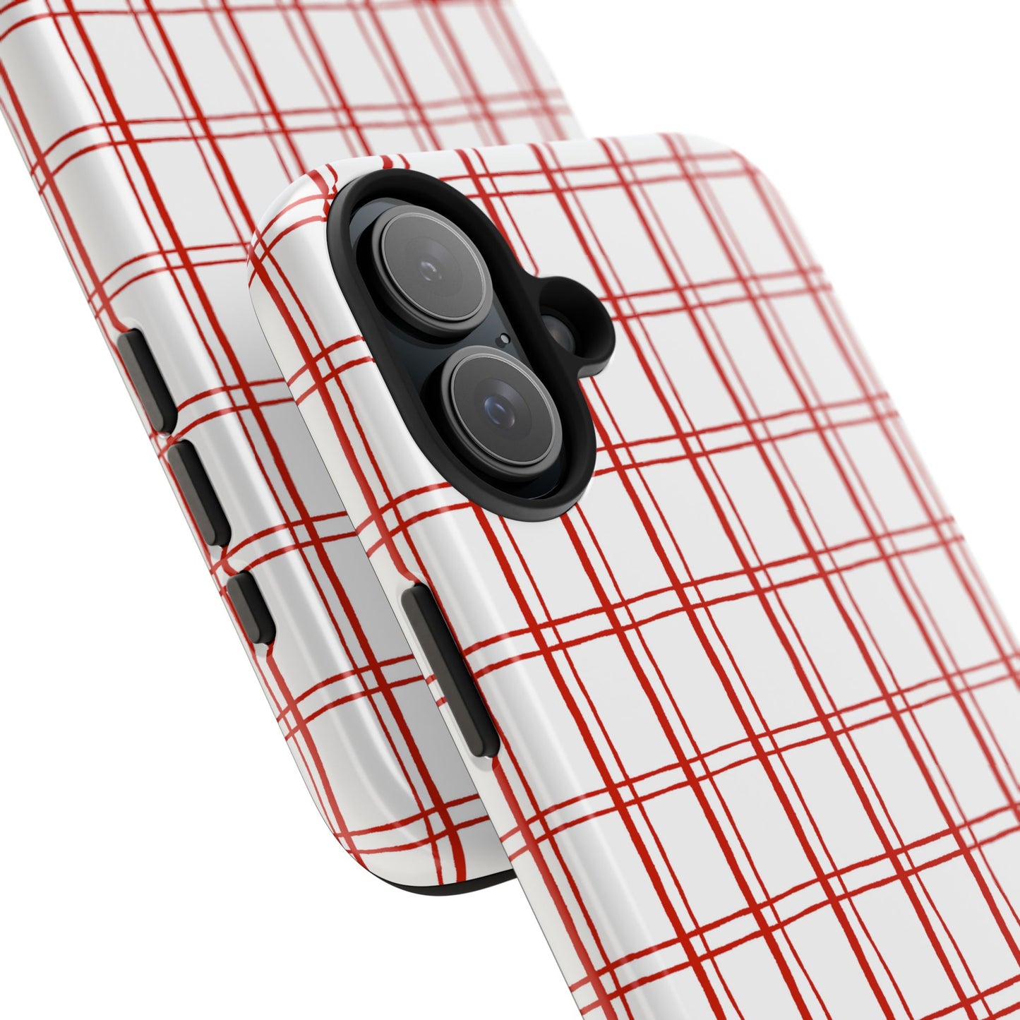 Kitchen Plaid White / Red Phone Case