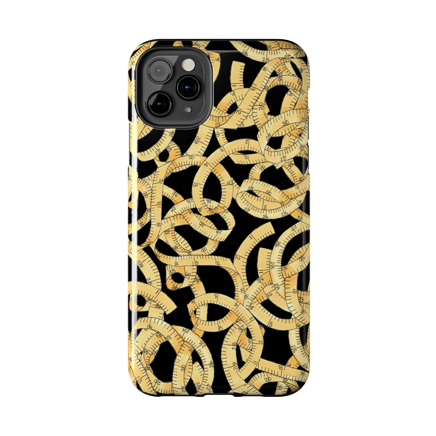 Tape Tangle Black Phone Case