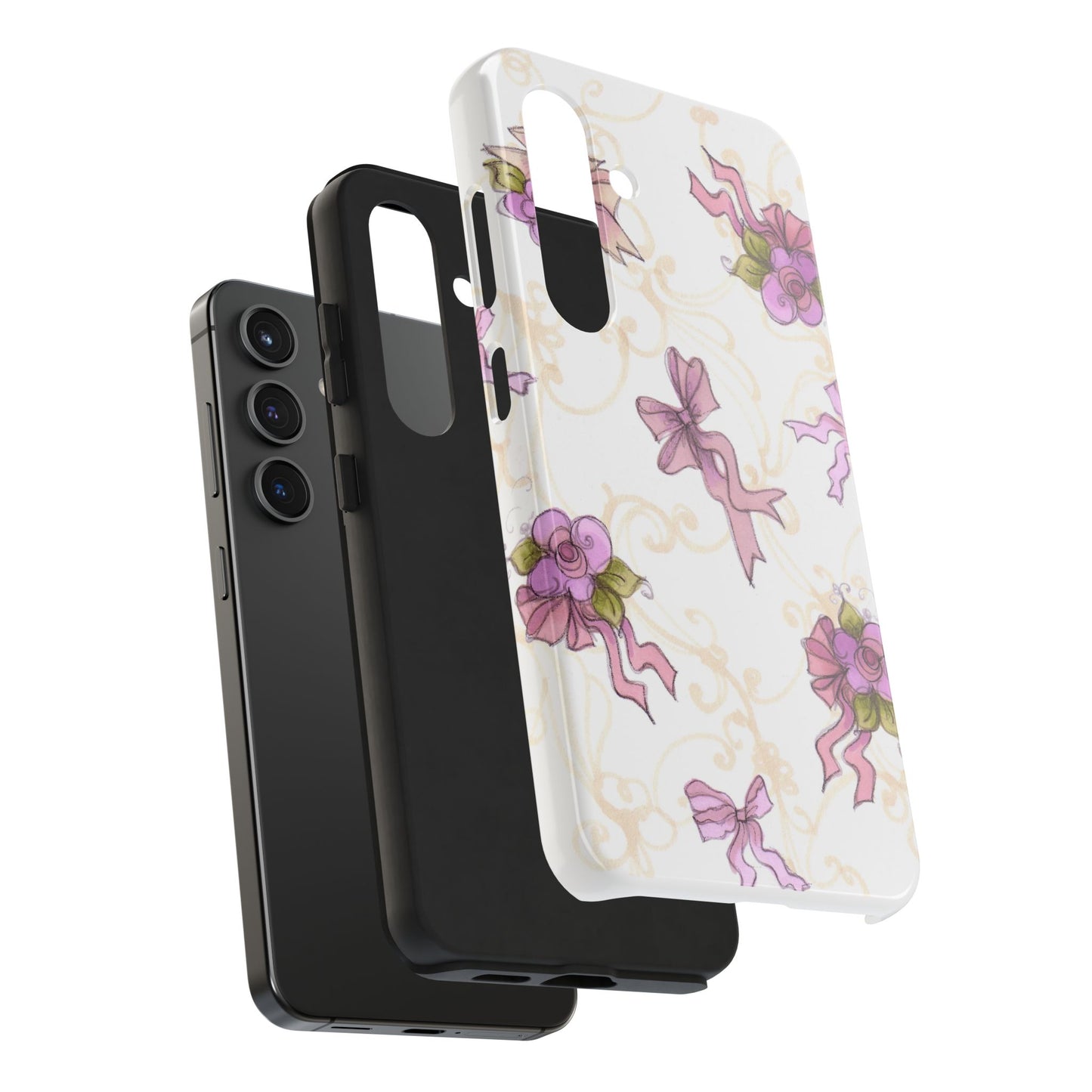 Flower Model Bow Flowers Phone Case