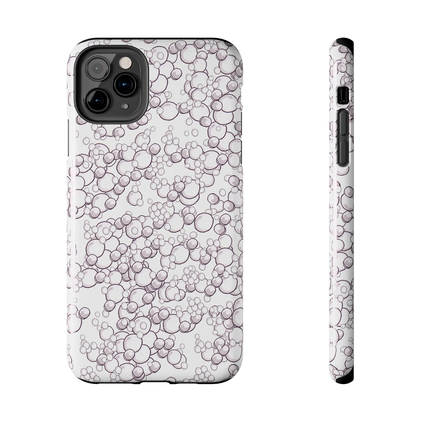 Bubble Dots White Phone Case