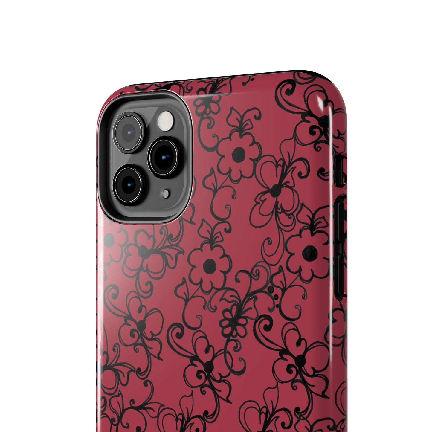 Daisy Jungle Red Phone Case