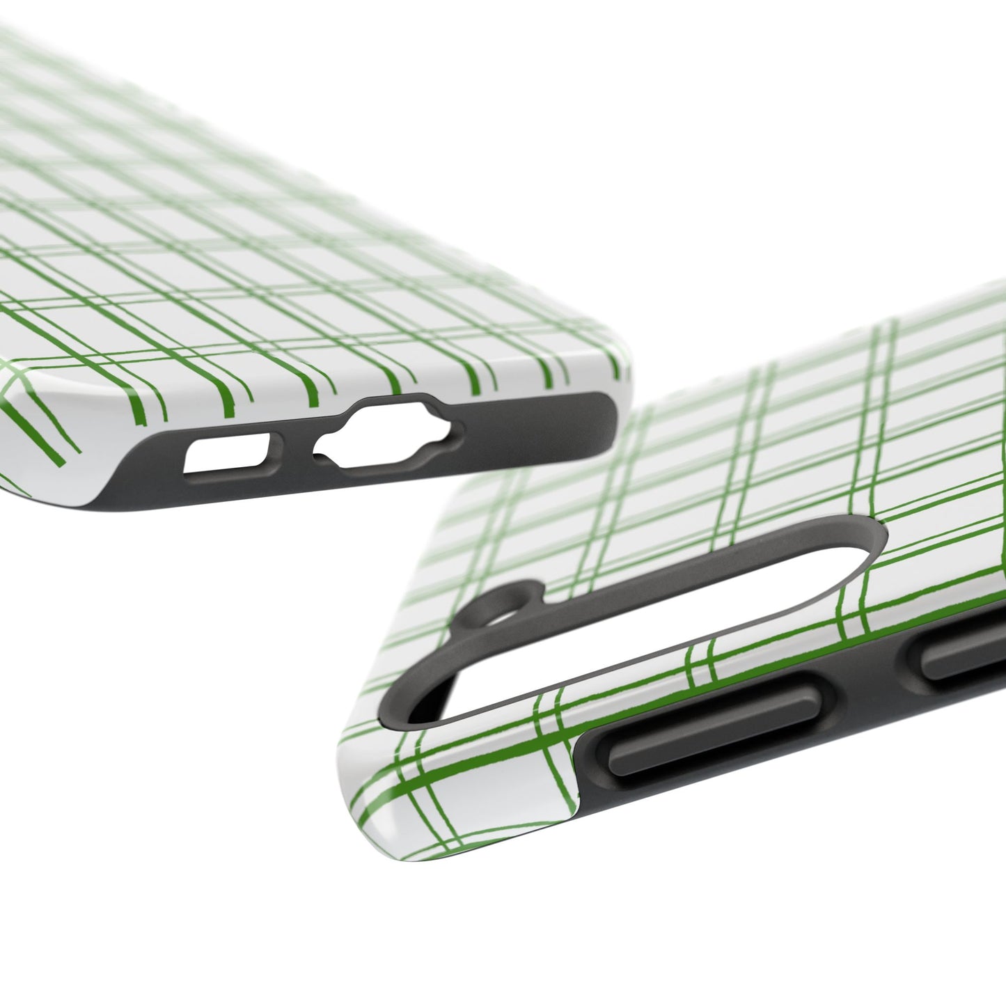 Kitchen Plaid White / Green Phone Case