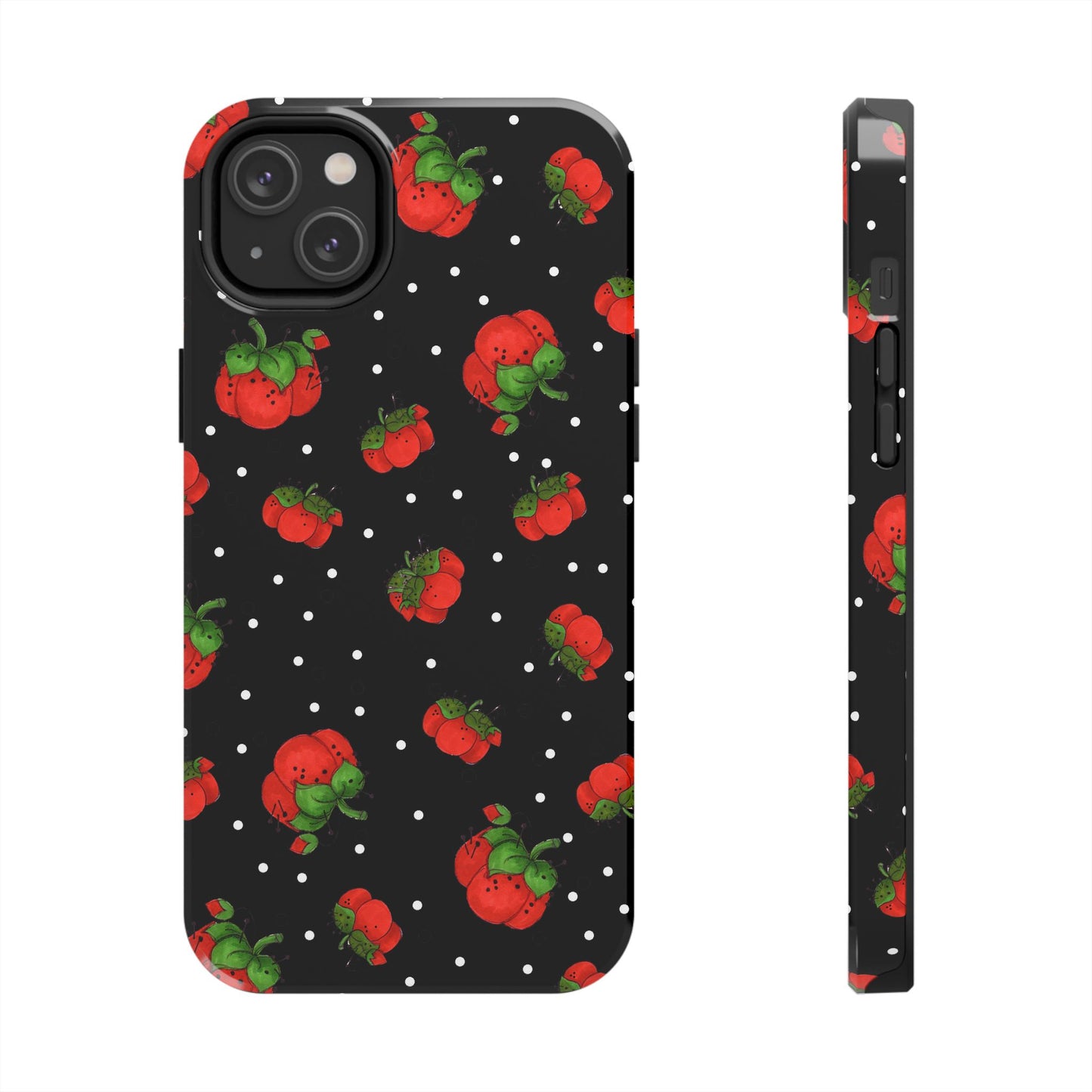 Pin Dots Black Phone Case