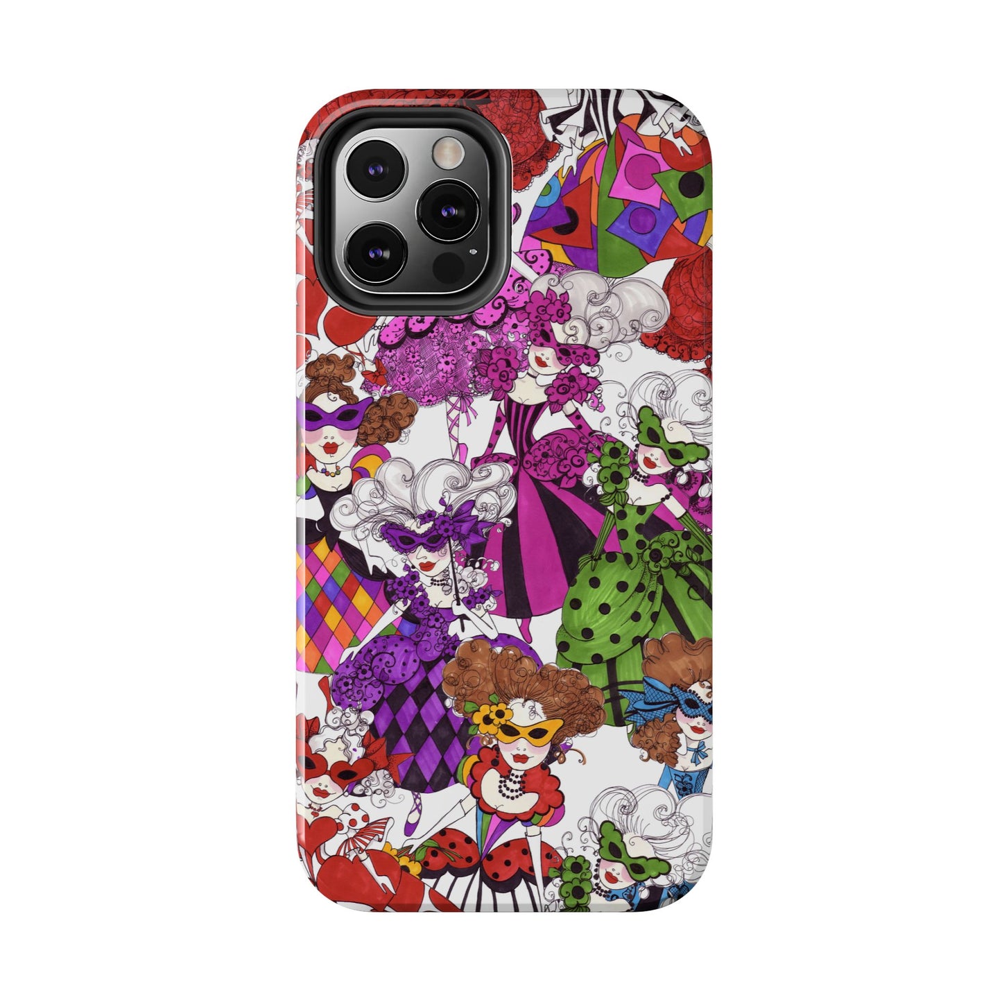 Crowded Dance Floor White Phone Case