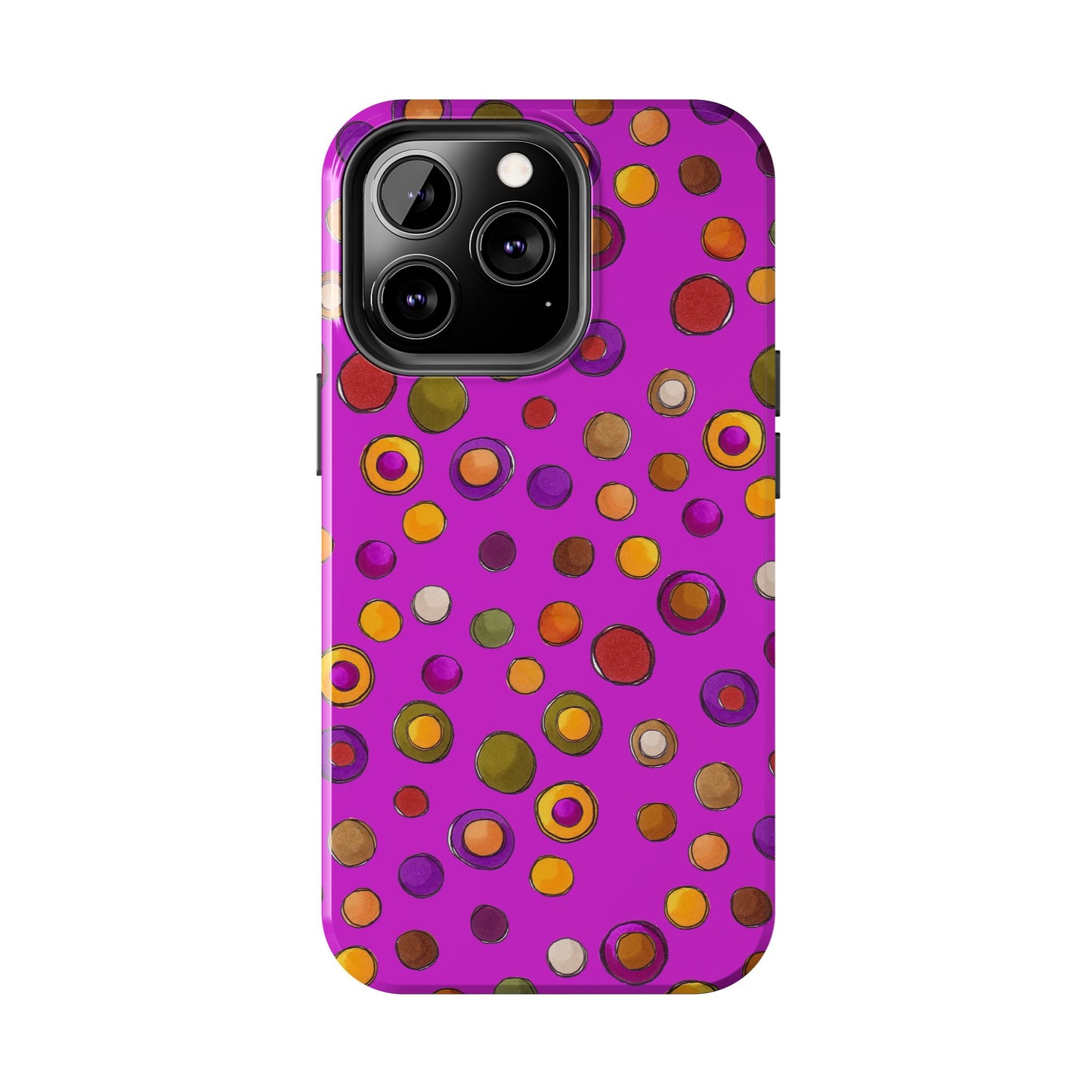 Double Dot Fuchsia Phone Case