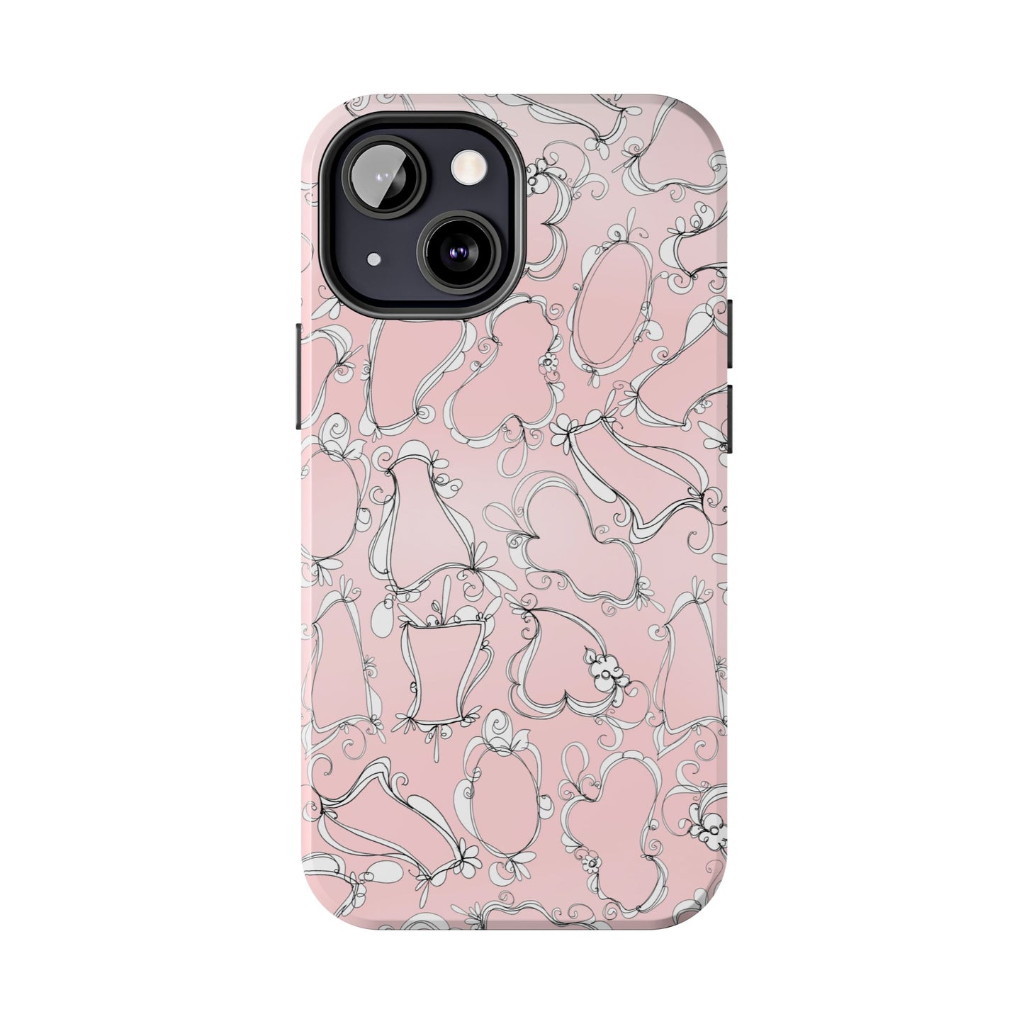 Fancy Frames Pink / White Phone Case
