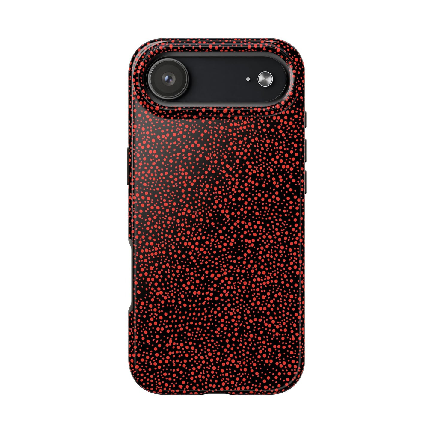 Confetti Red / Black Phone Case