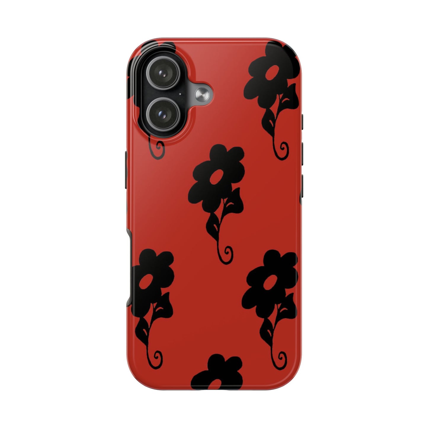 Daring Daisy Red Phone Case
