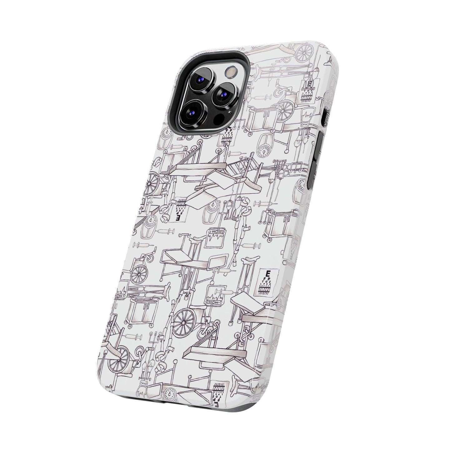 Essentials White / White Phone Case