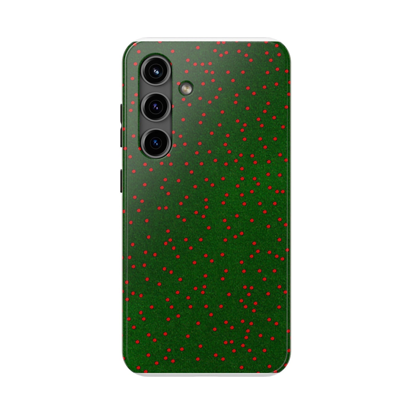 Happy Dots Green / Red Phone Case