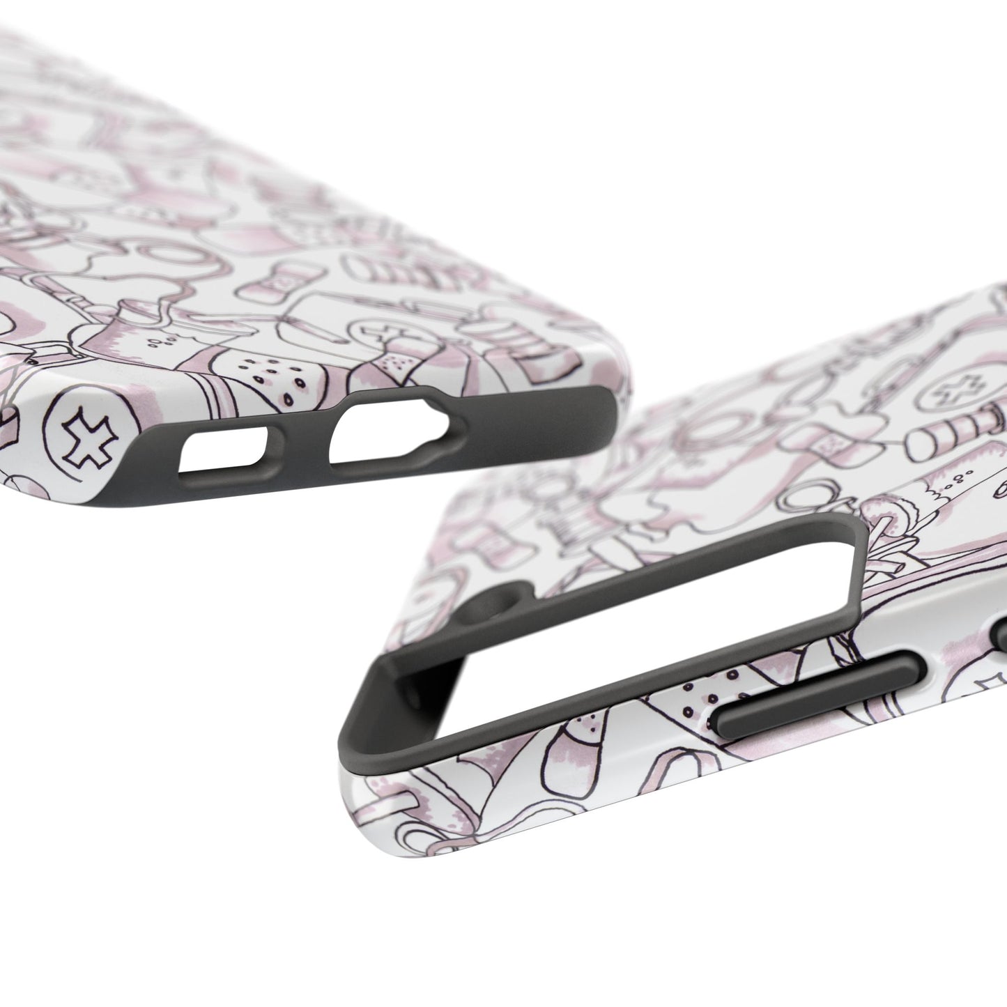 Med Stuff White Phone Case