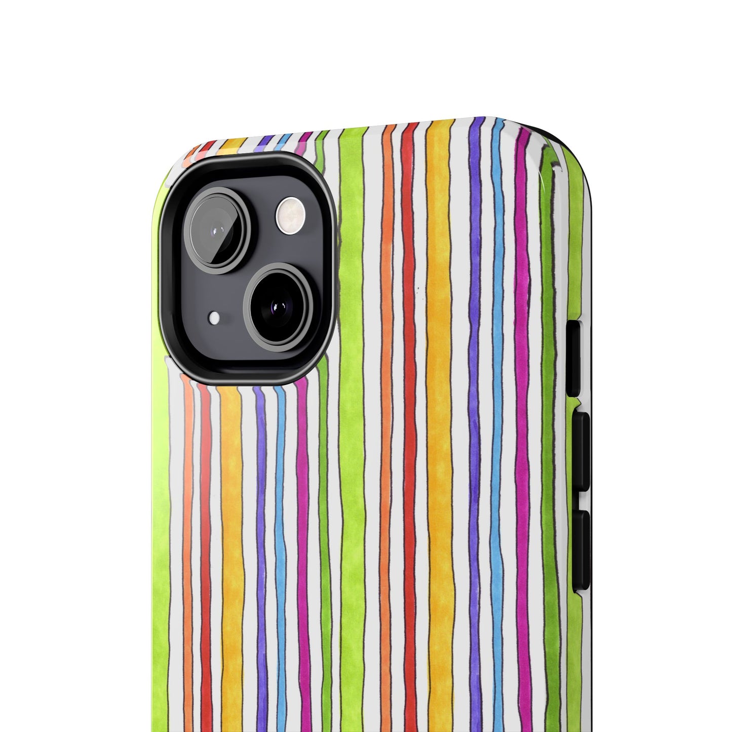 Stripe Fancy White Phone Case