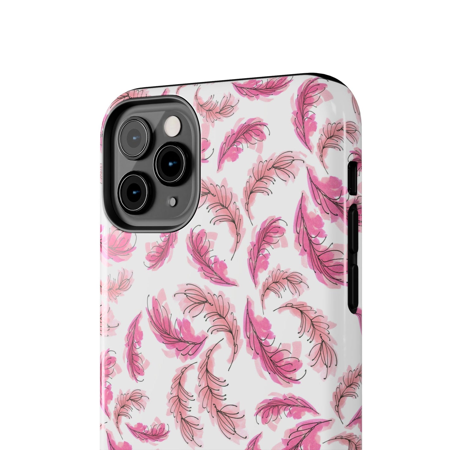 Flam Feathers White Phone Case