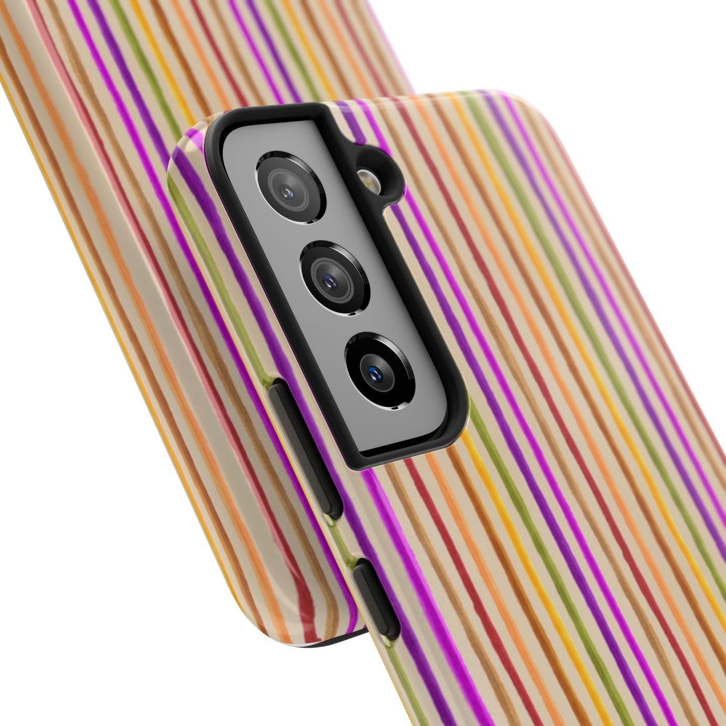 Spice Stripe Muslin Phone Case