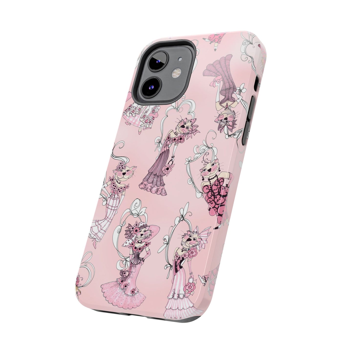Lady Cats Tossed Phone Case