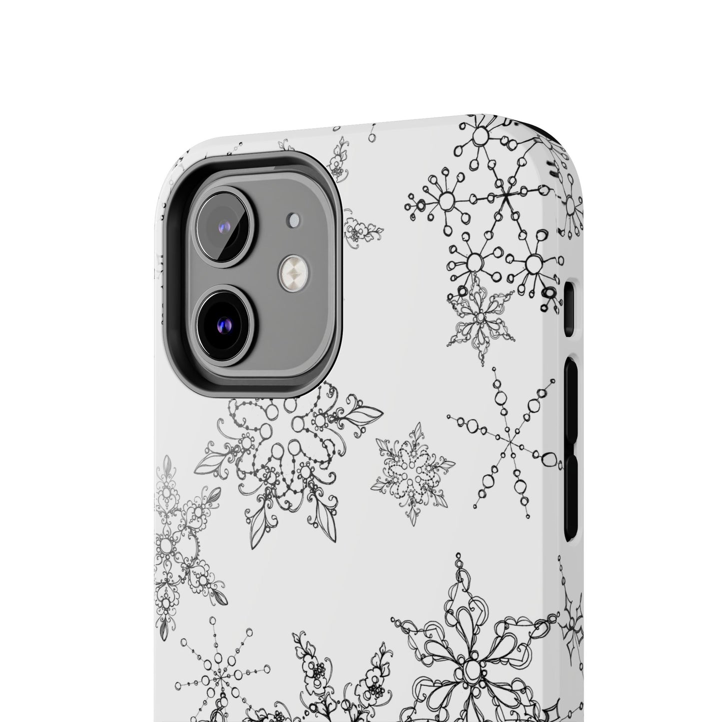 Random Flakes White Phone Case