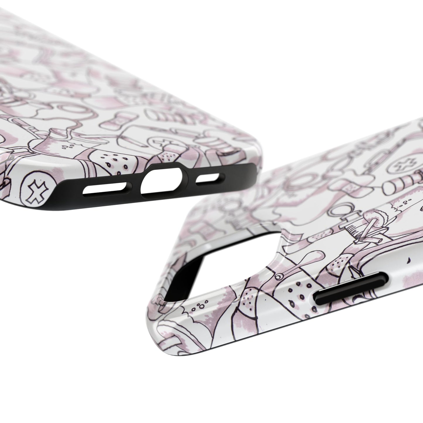 Med Stuff White Phone Case