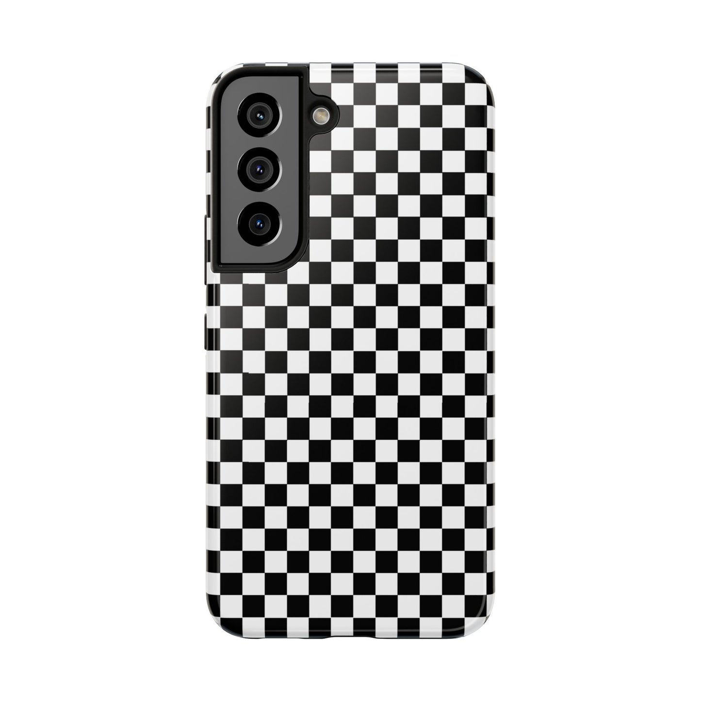 Checkerboard Black / White Phone Case