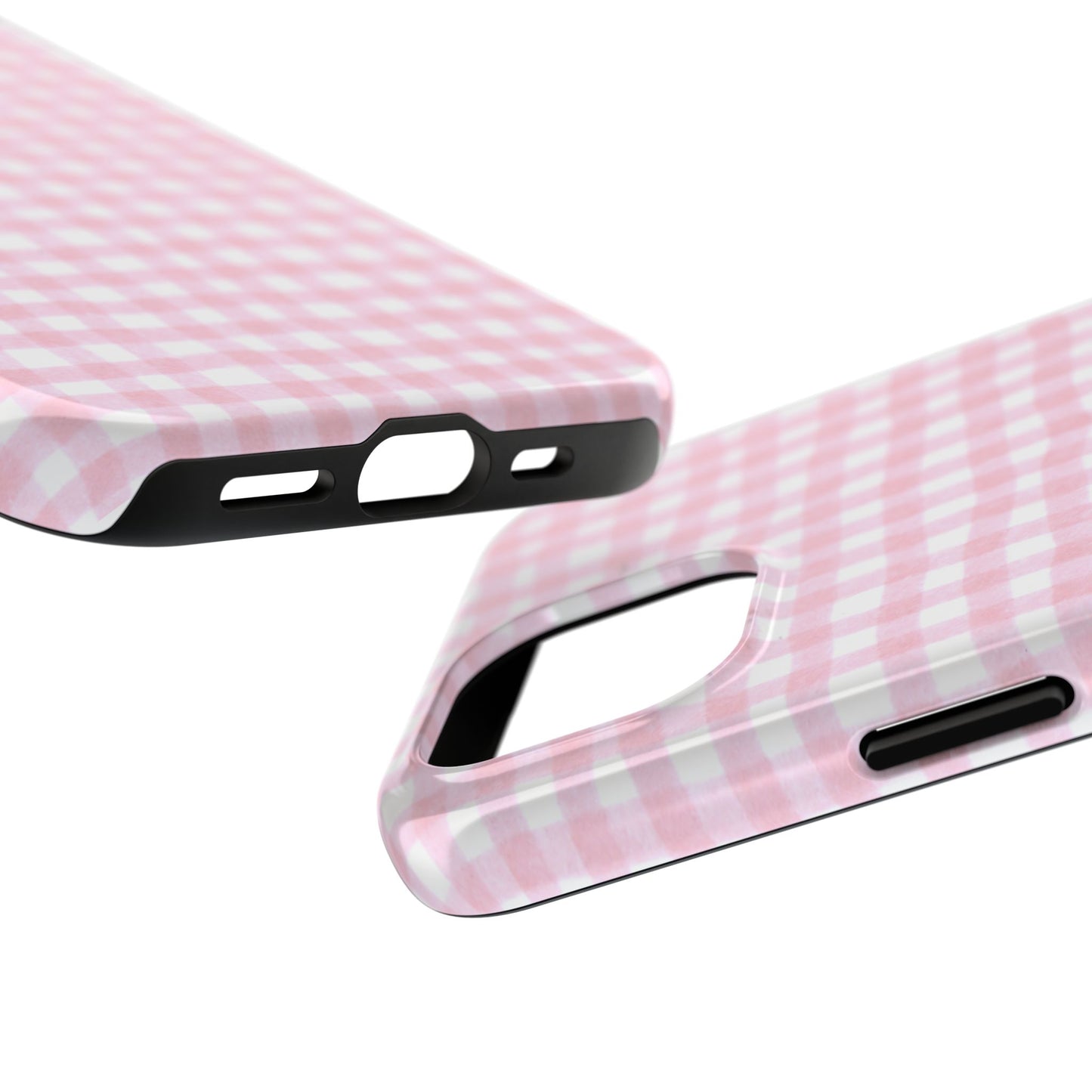 Wonky Chipper Check Pink Phone Case