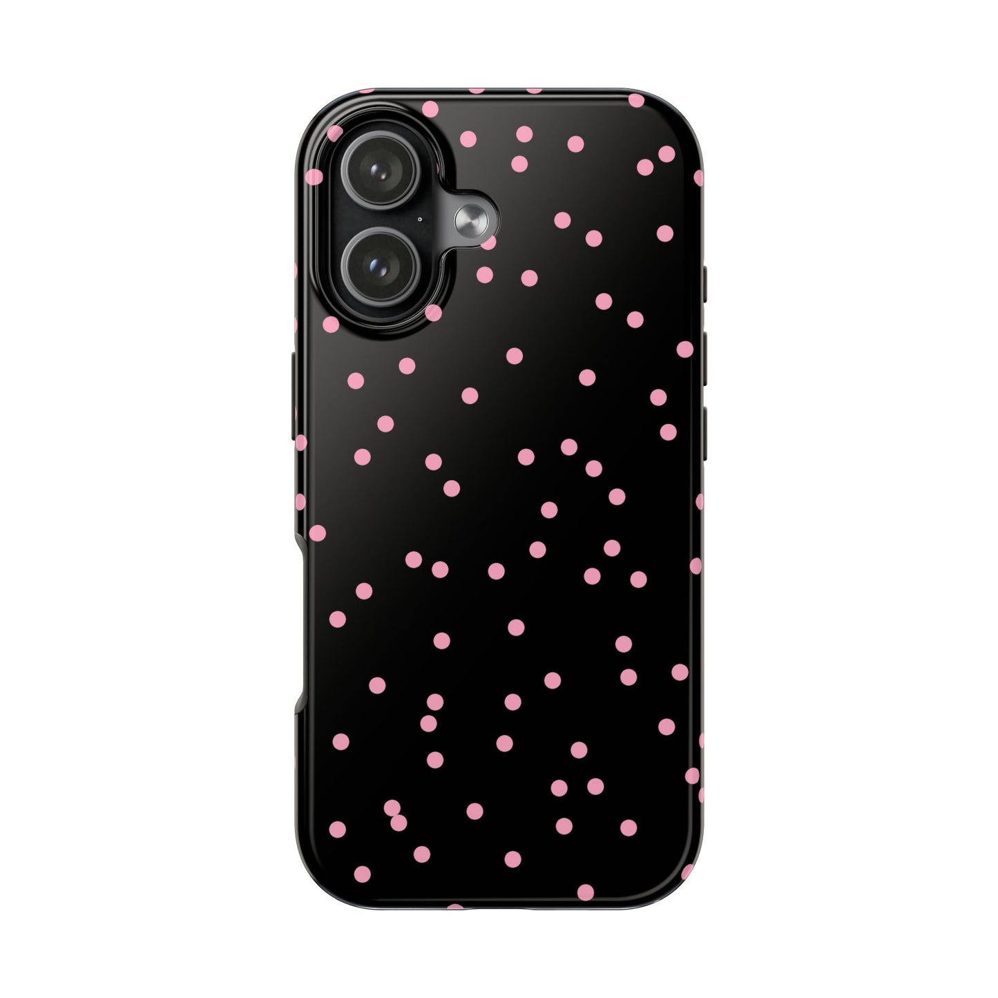 Space Dots Black / Pink Phone Case