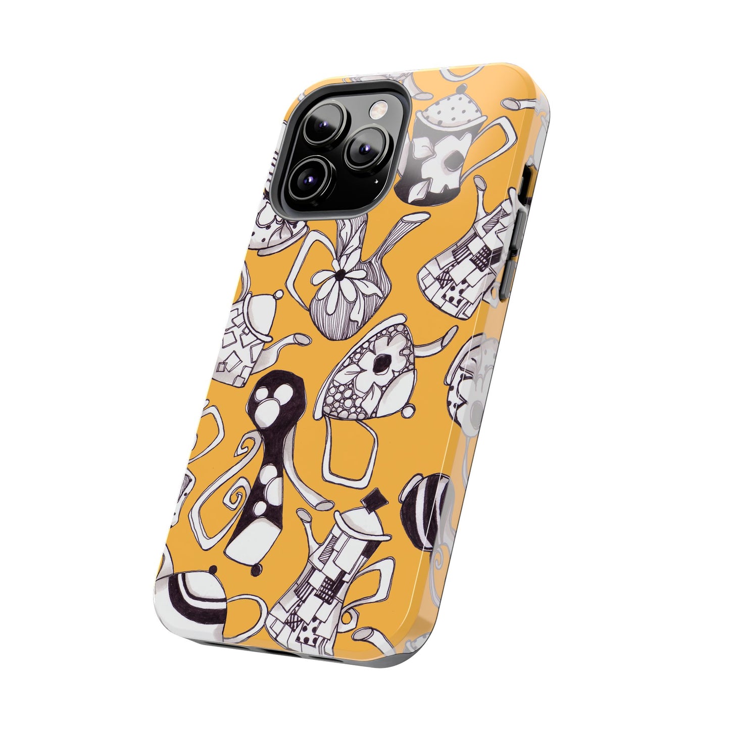 Fancy Pots Yellow Phone Case
