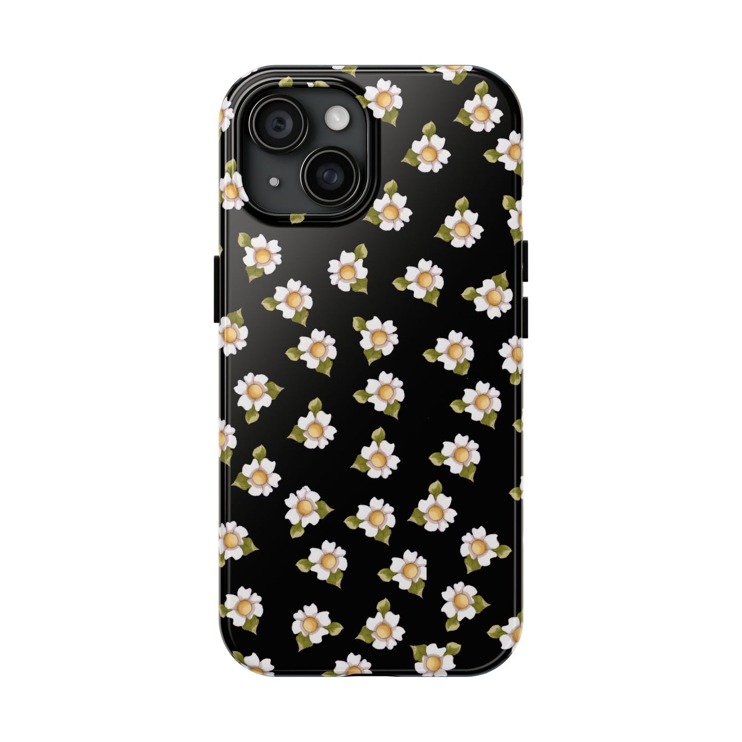 Daisies Black Phone Case