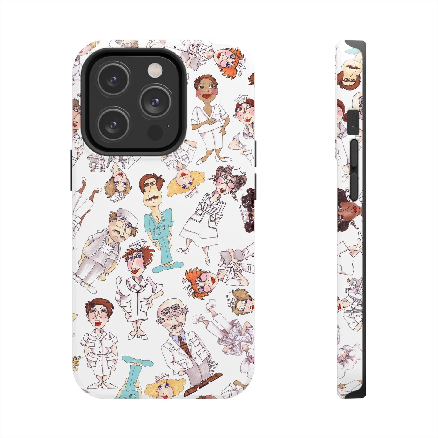 Happy Staff White Phone Case