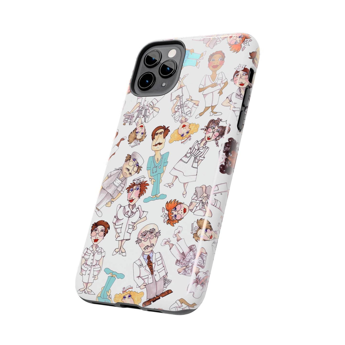 Happy Staff White Phone Case