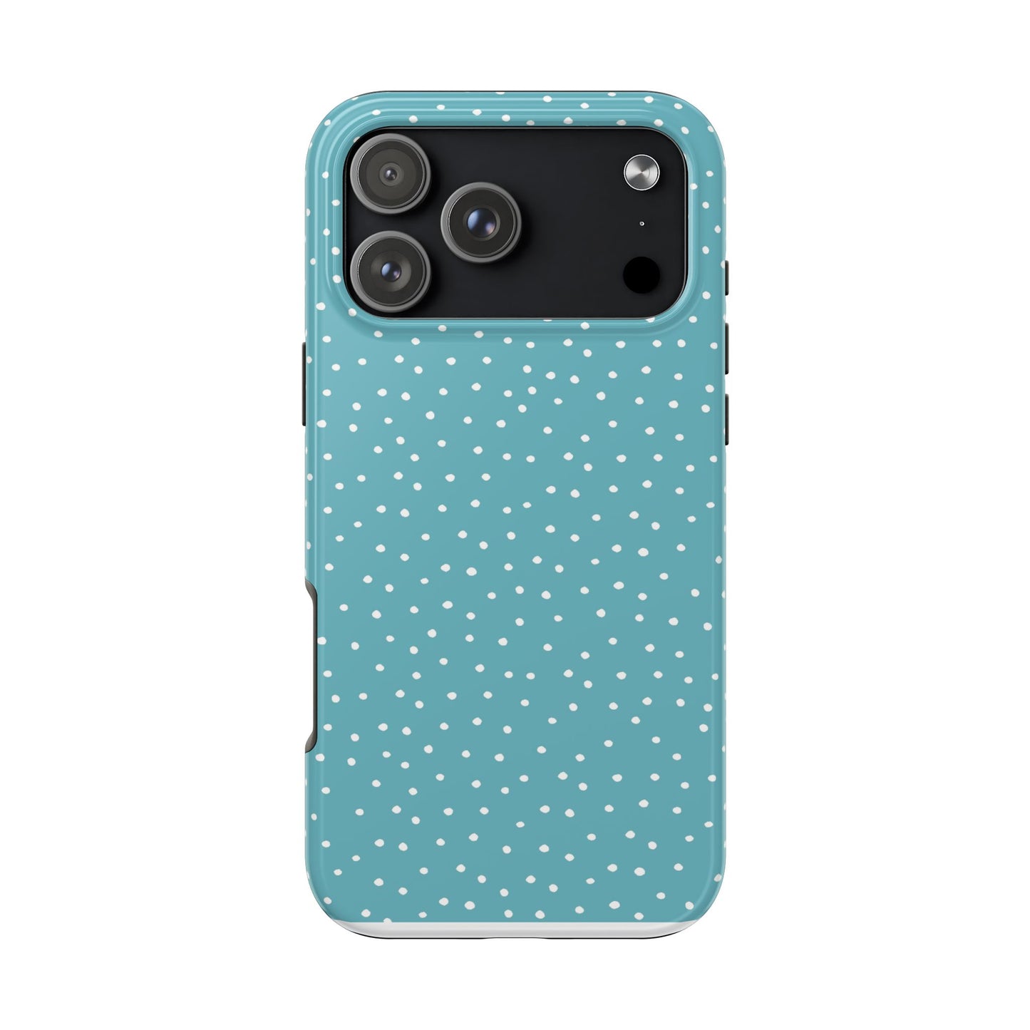 Dinky Dots Turquoise / White Phone Case
