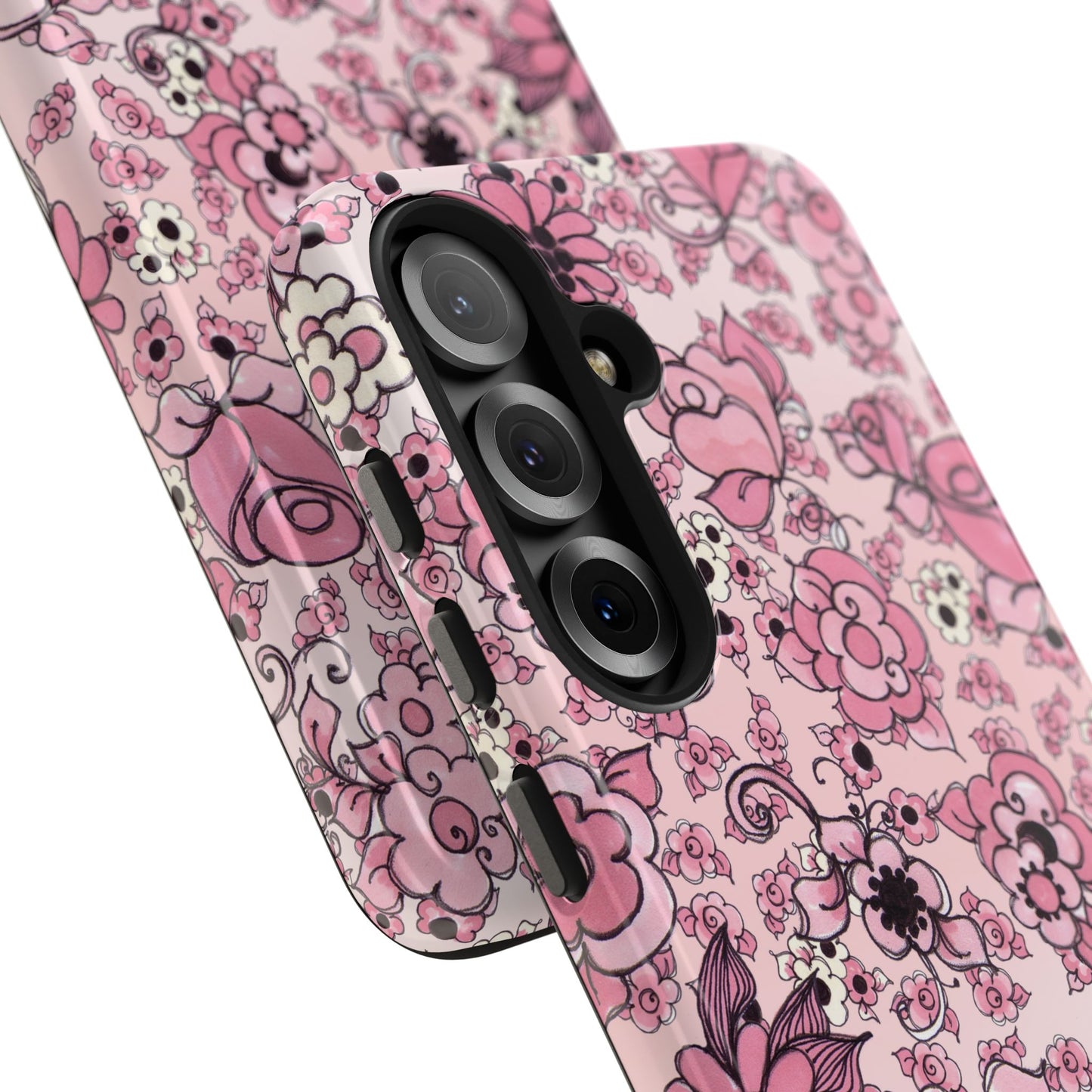 Profuse Posies Pink Phone Case