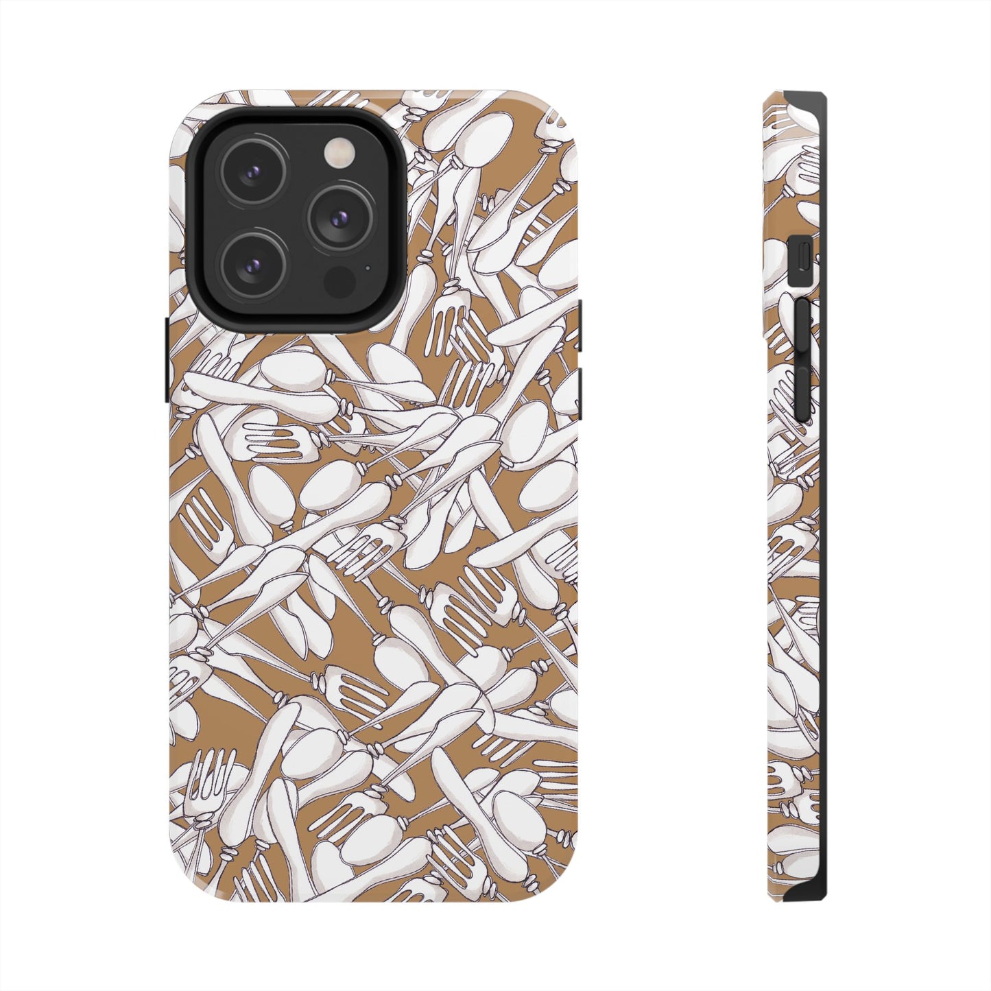 Silverware Wars Brown Phone Case