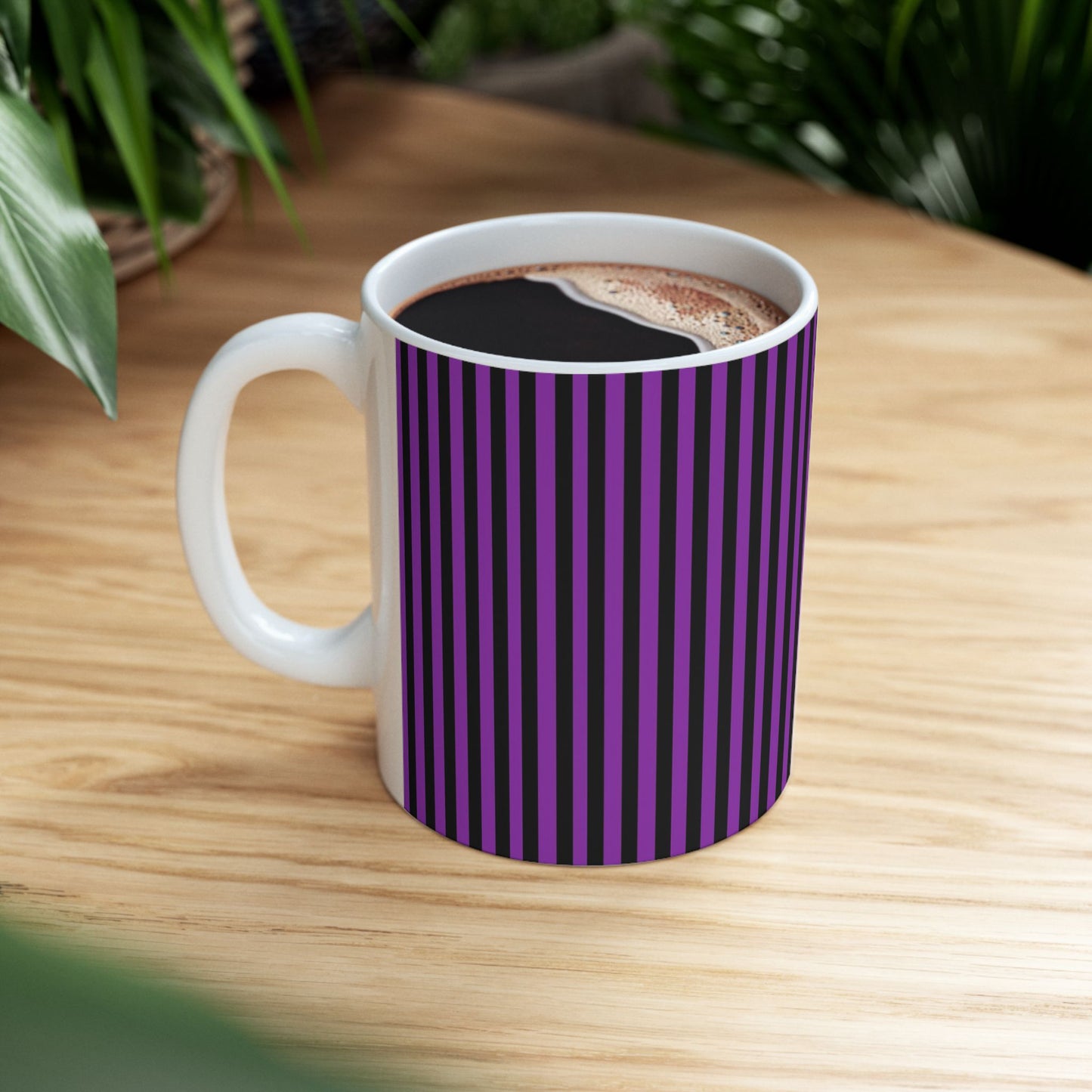 Stripe Purple / Black Cup
