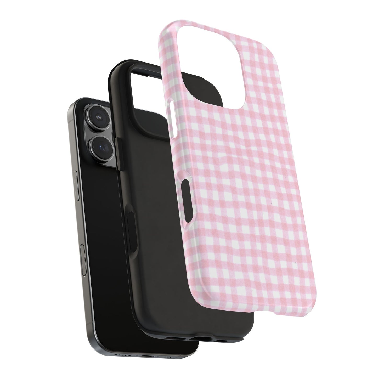 Wonky Chipper Check Pink Phone Case