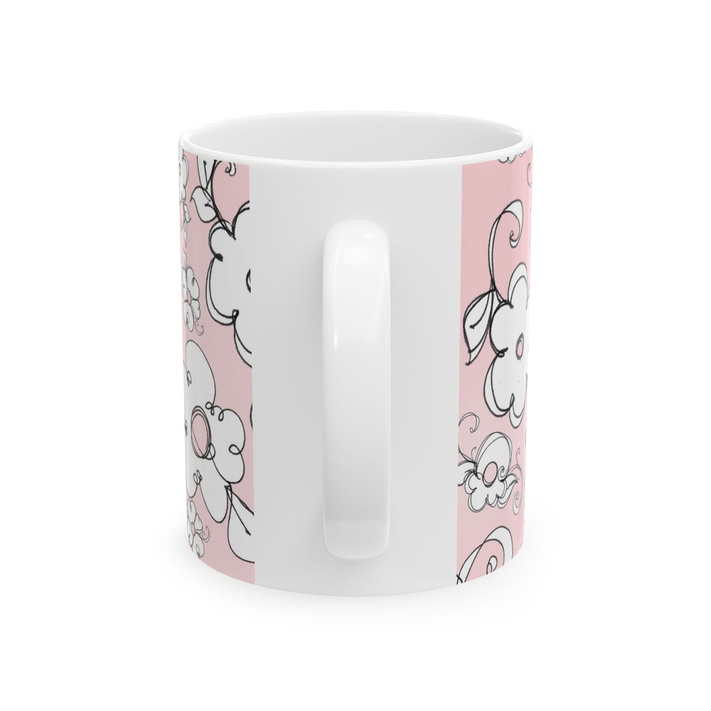 Lady Flowers Pink Sky Cup