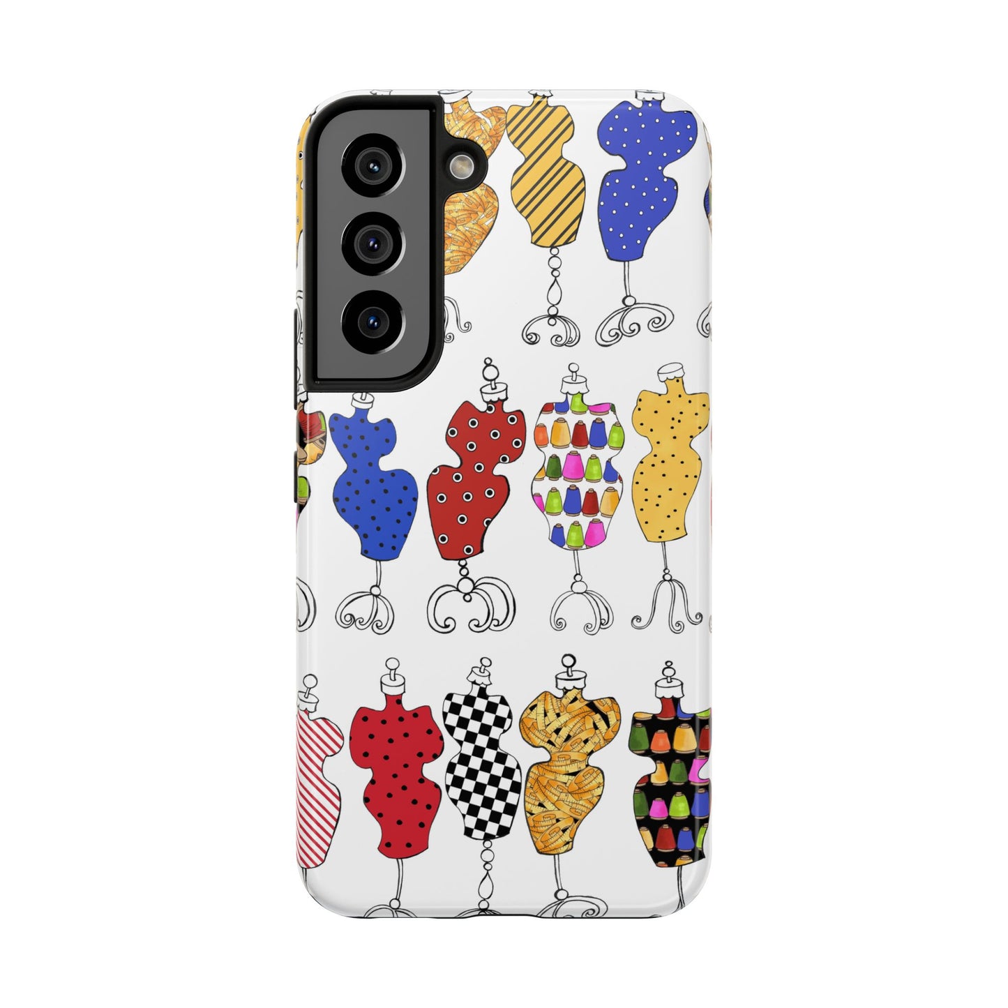 Go Figure White / Multi Phone Case