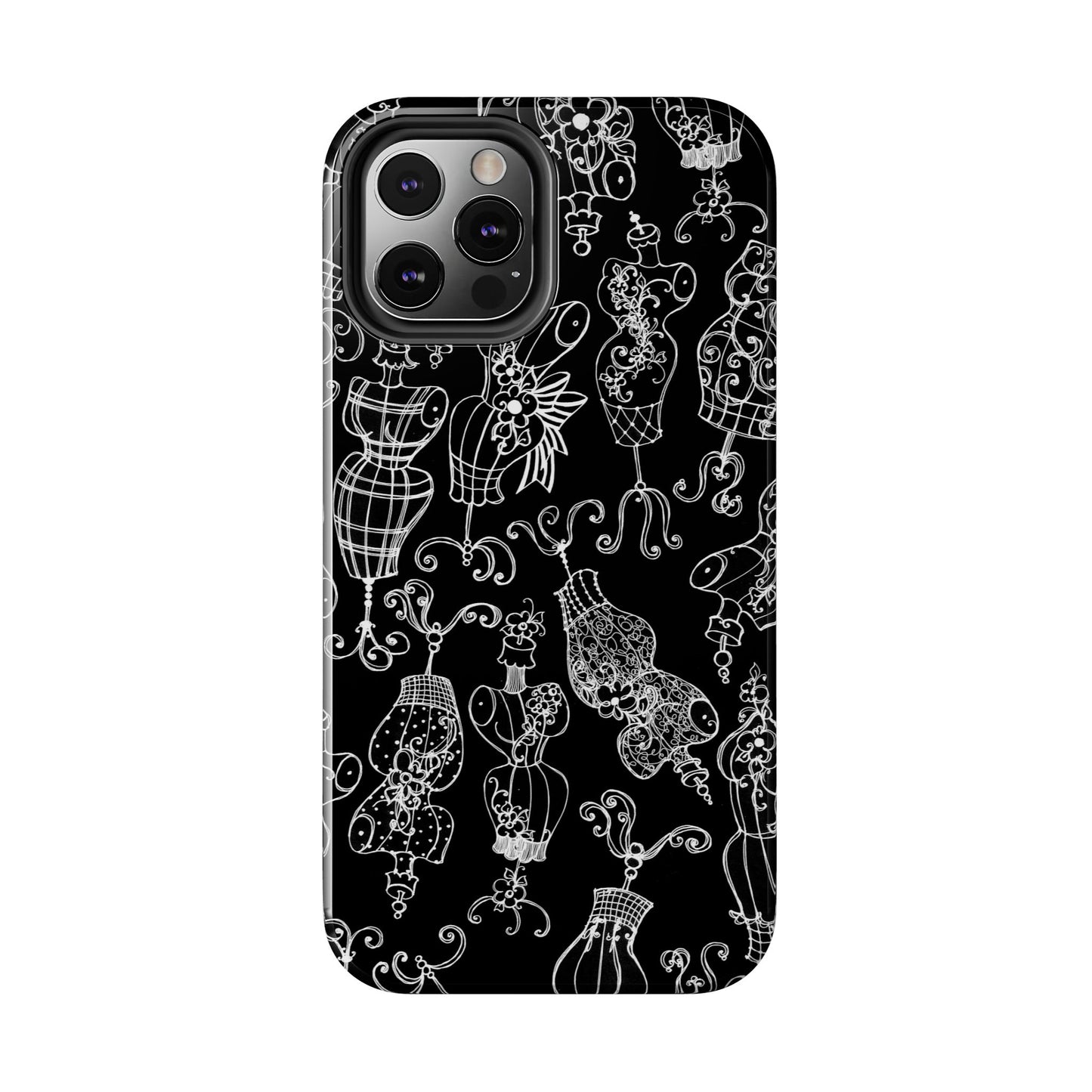 Mannequinique Black / White Phone Case