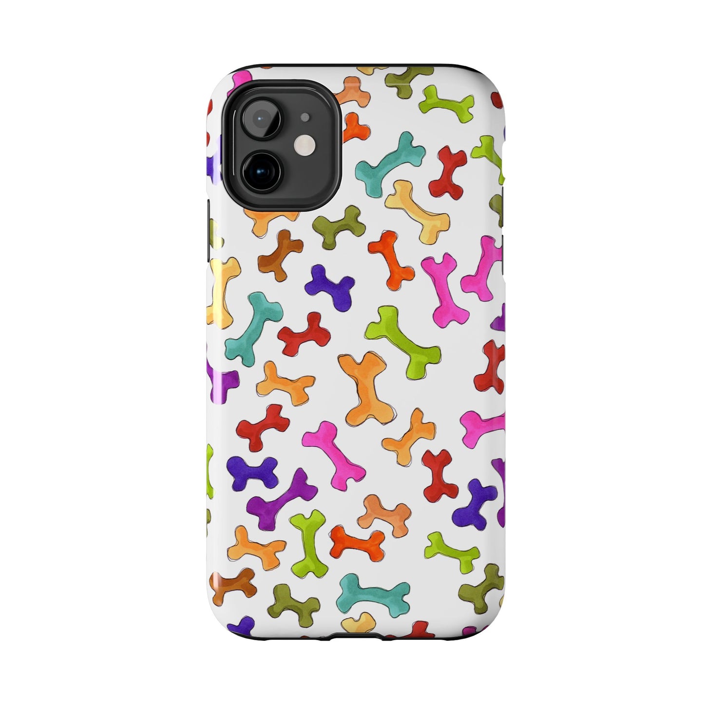 Happy Bones White Phone Case