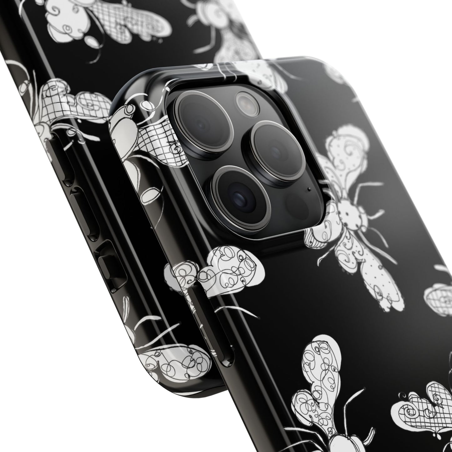 Busy Bee Black Phone Case