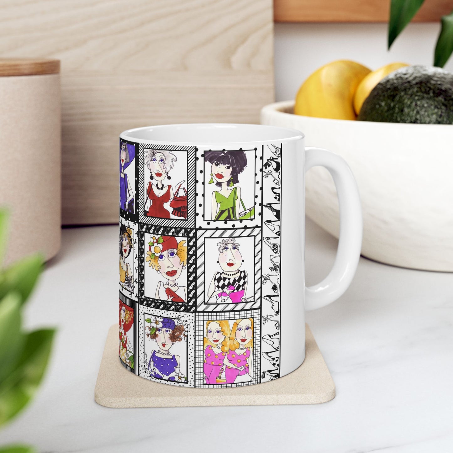 Gone Shopping Portrait Cup