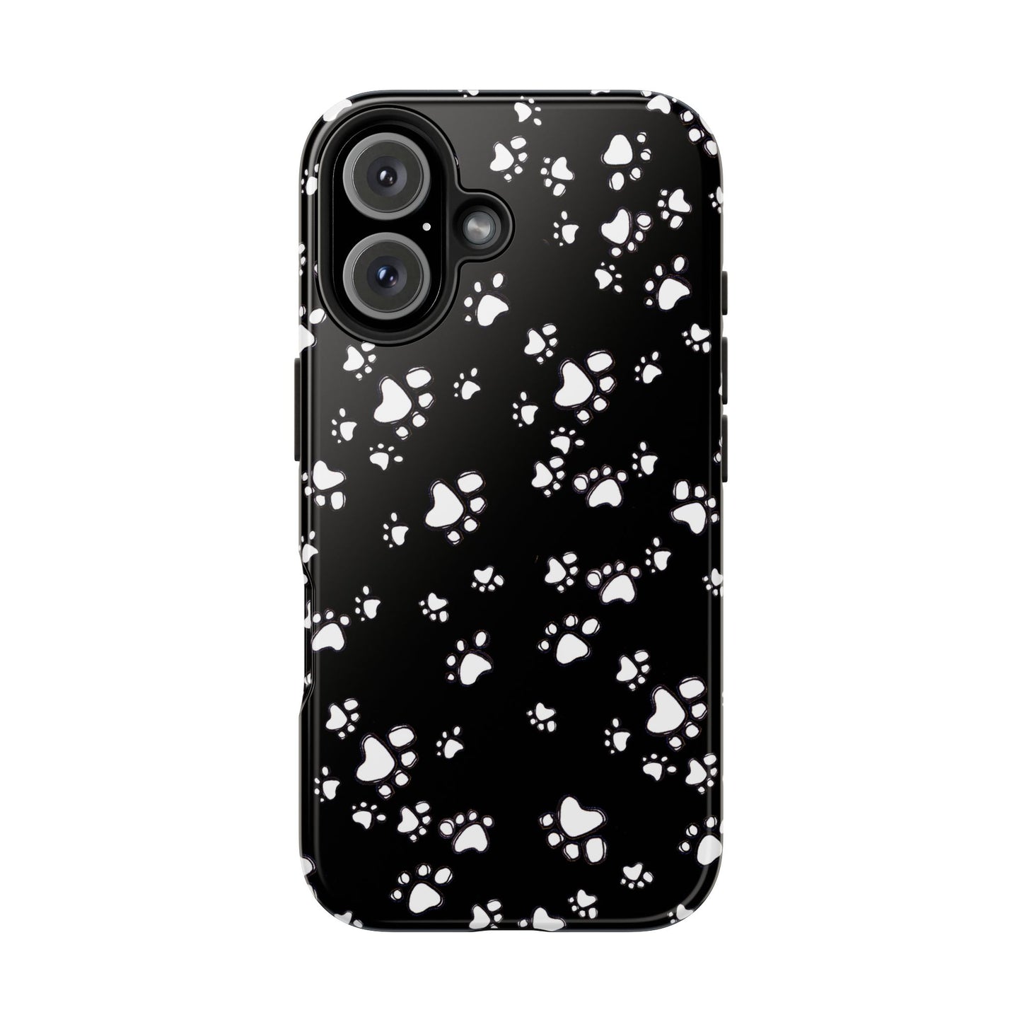 Paw Flakes Black Phone Case