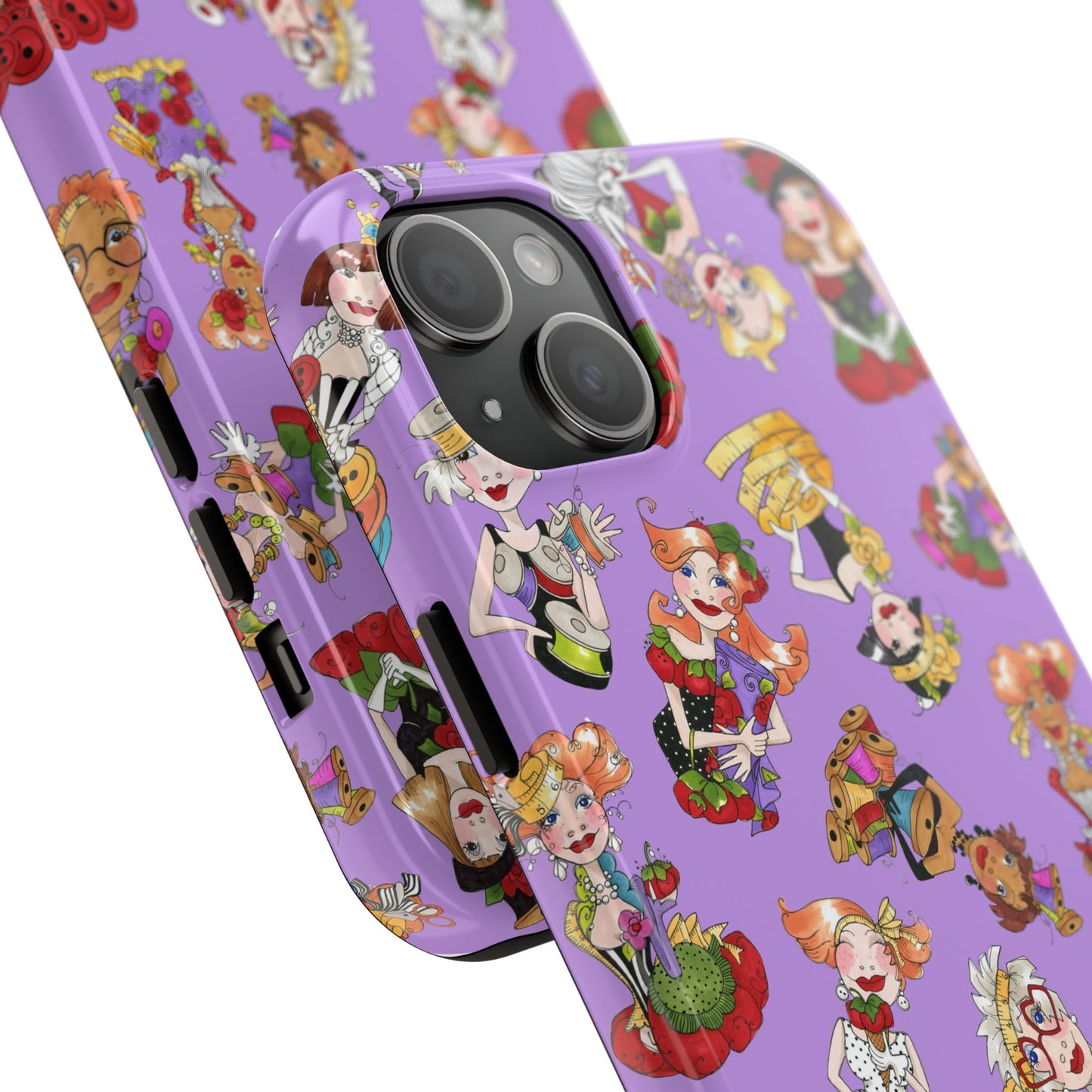 Curious Toss Purple Phone Case