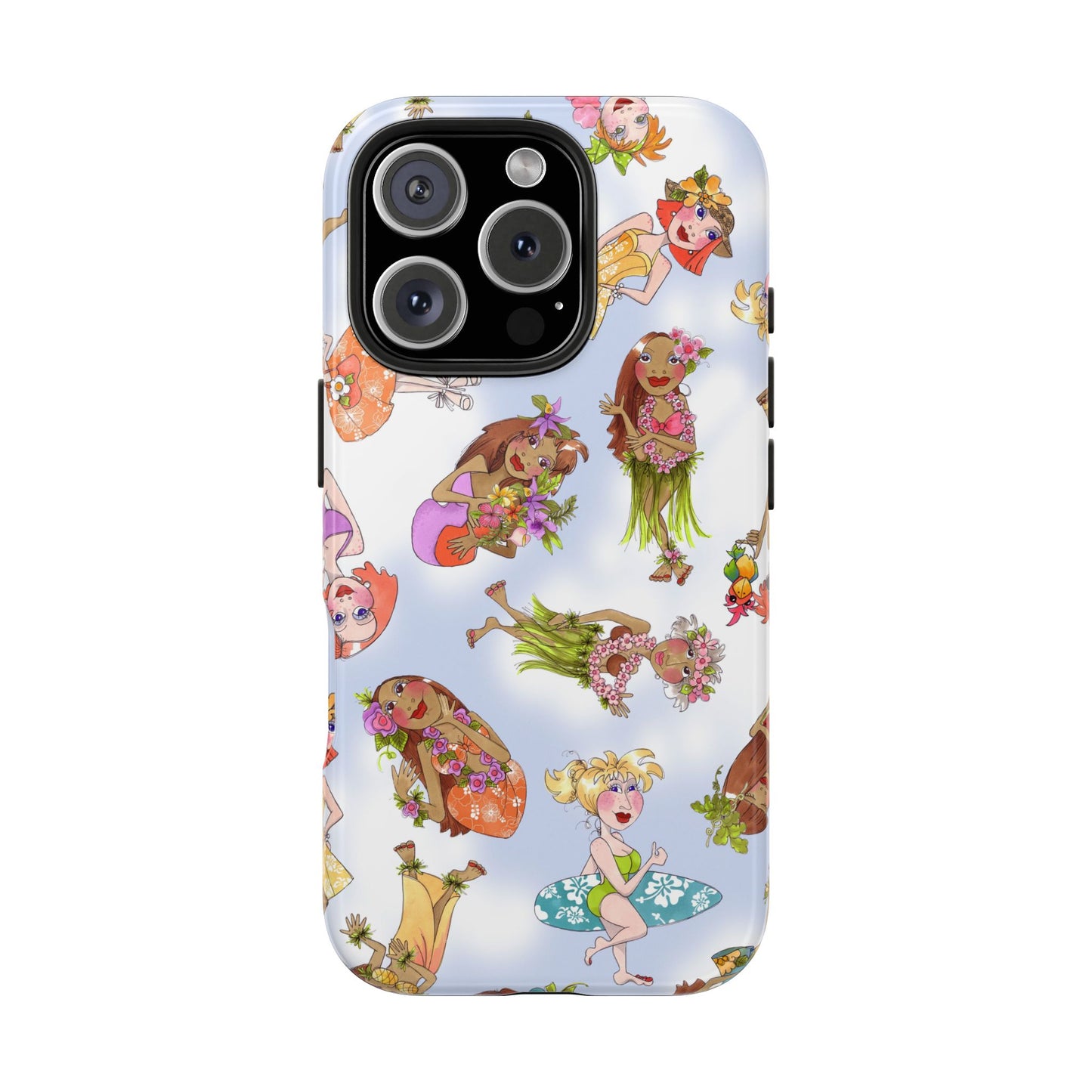 Island Toss Blue Sky Phone Case