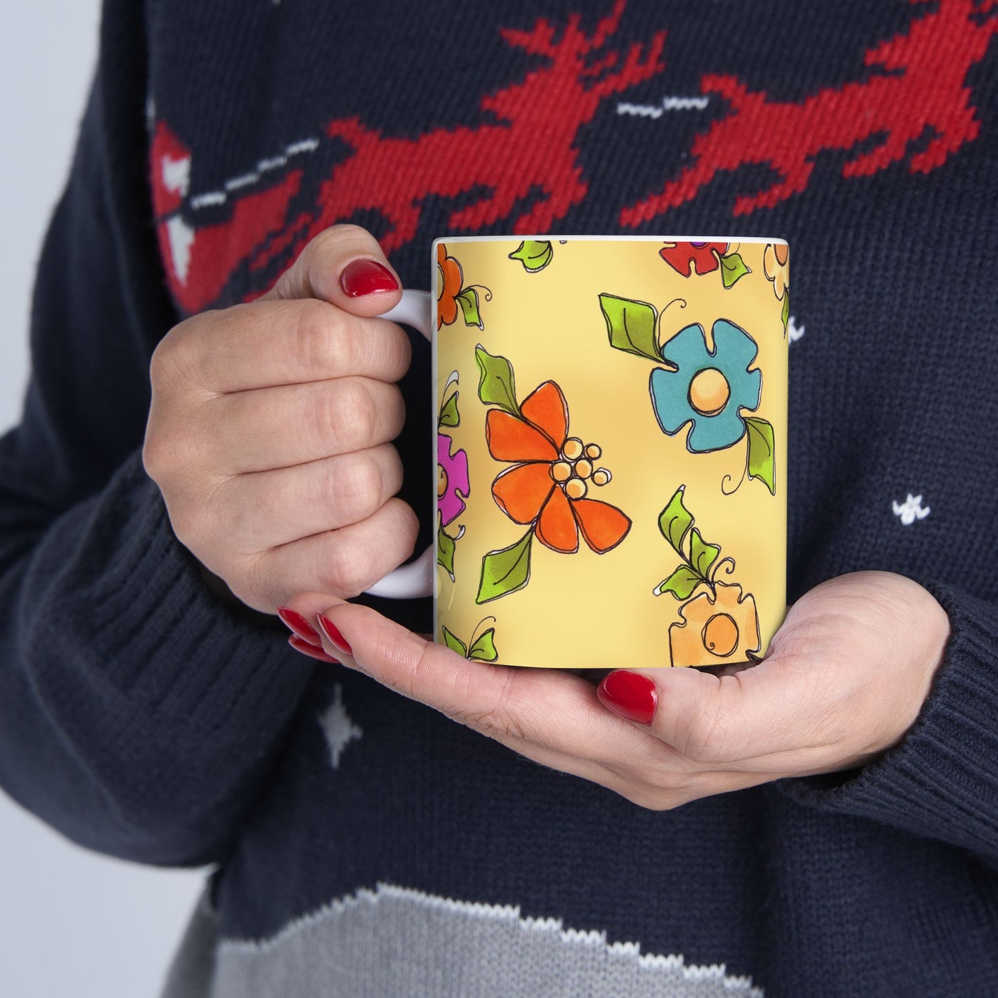 Happy Blooms Yellow Cup