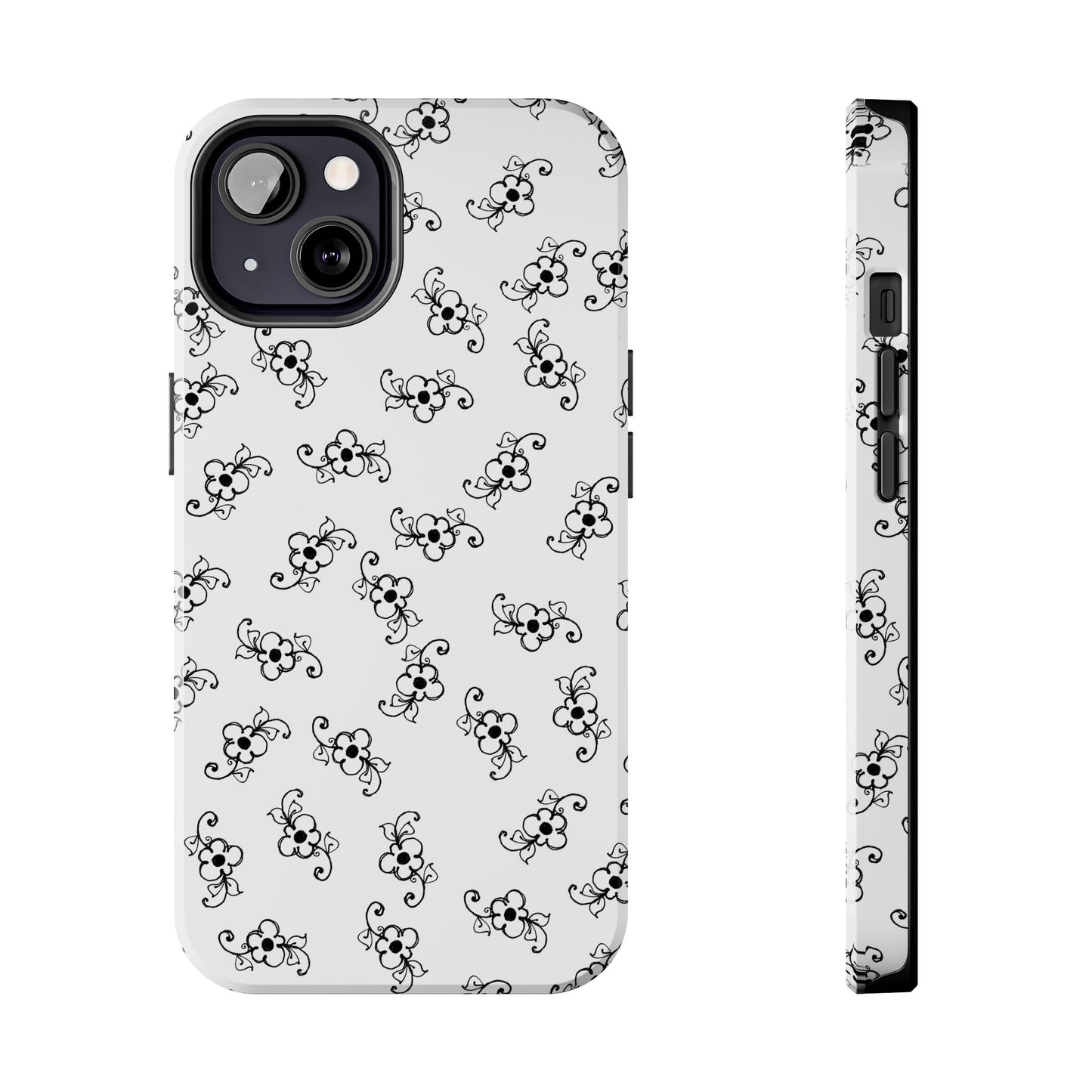 Favorite Daisies White / Black Phone Case