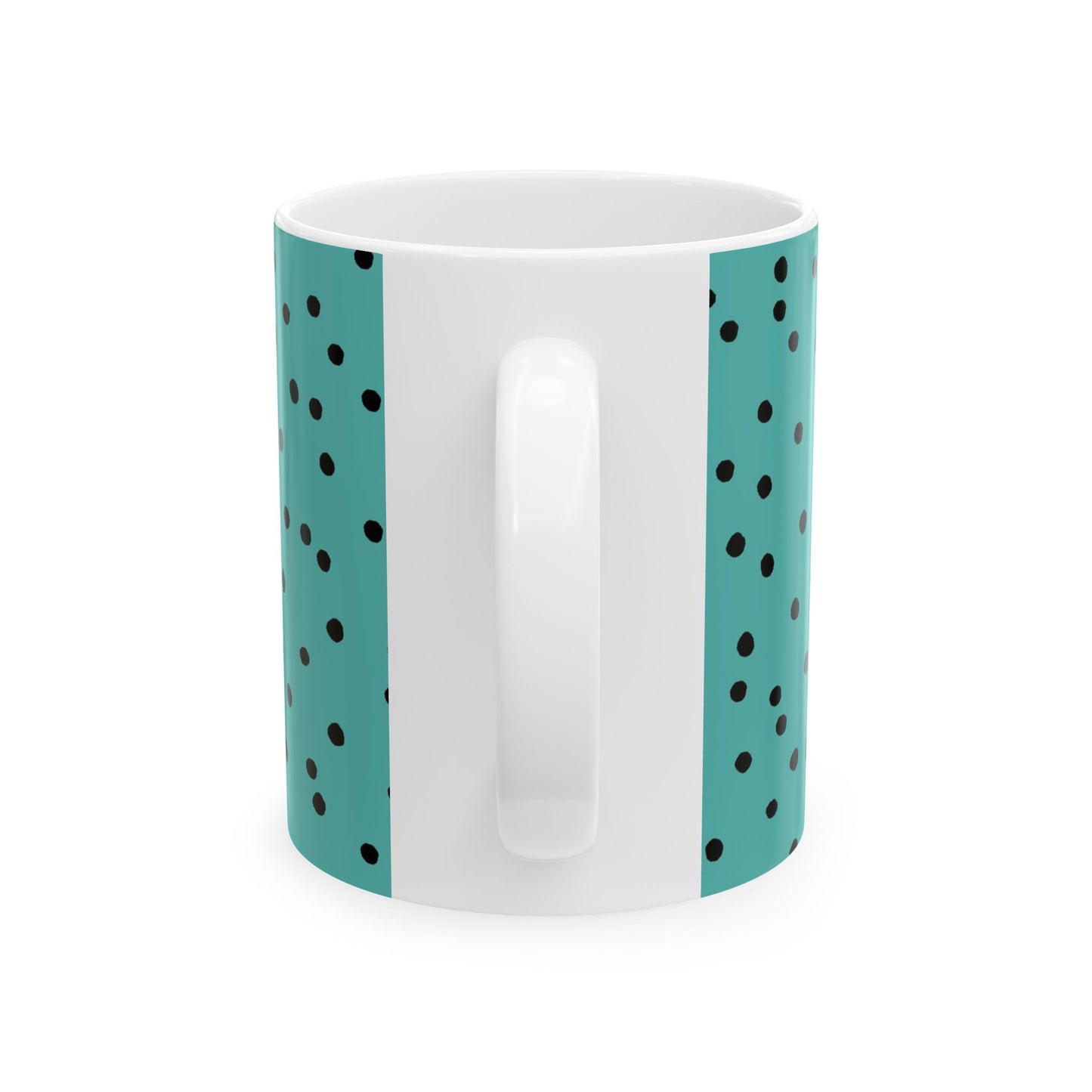 Dinky Dots Turquoise / Black Cup