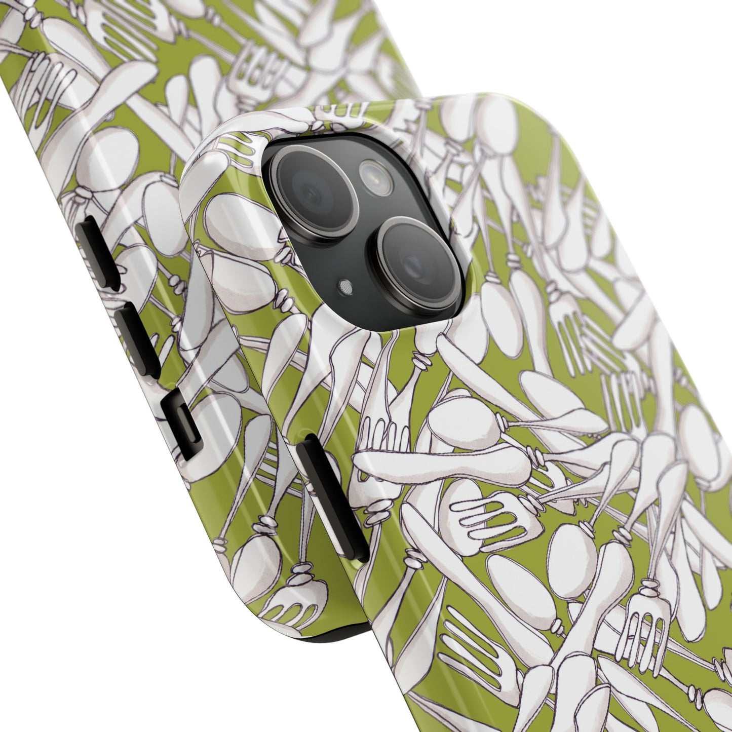 Silverware Wars Green Phone Case