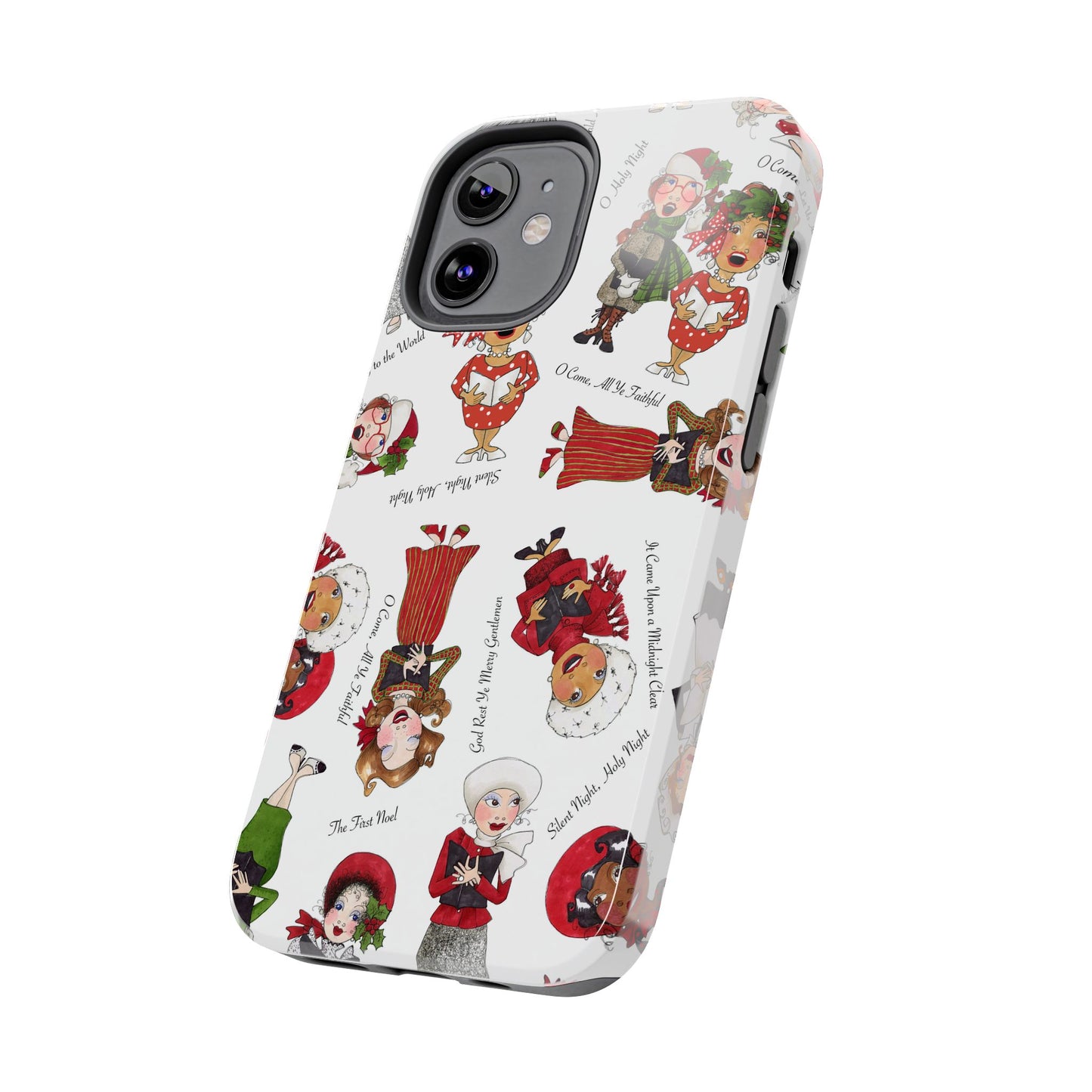 Tossed Carolers Phone Case