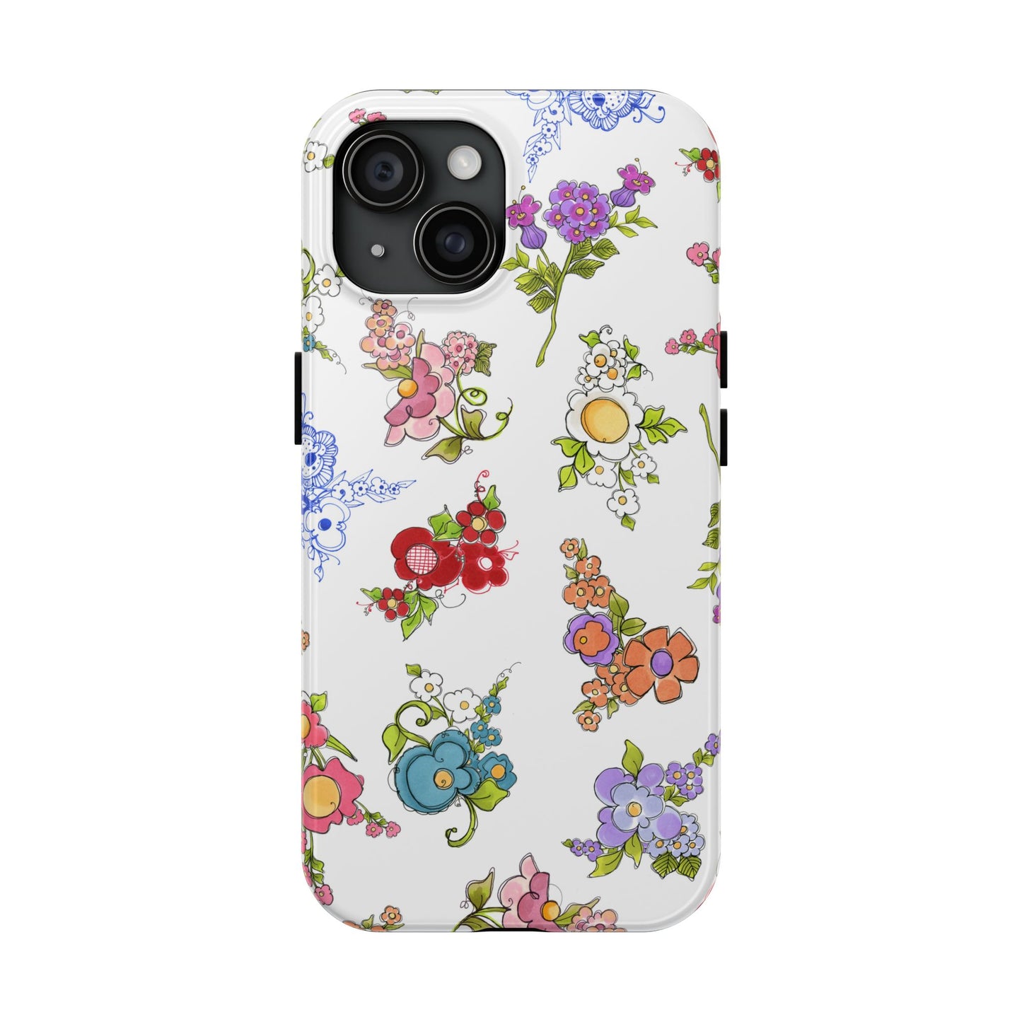 Mixed Bouquets White Phone Case