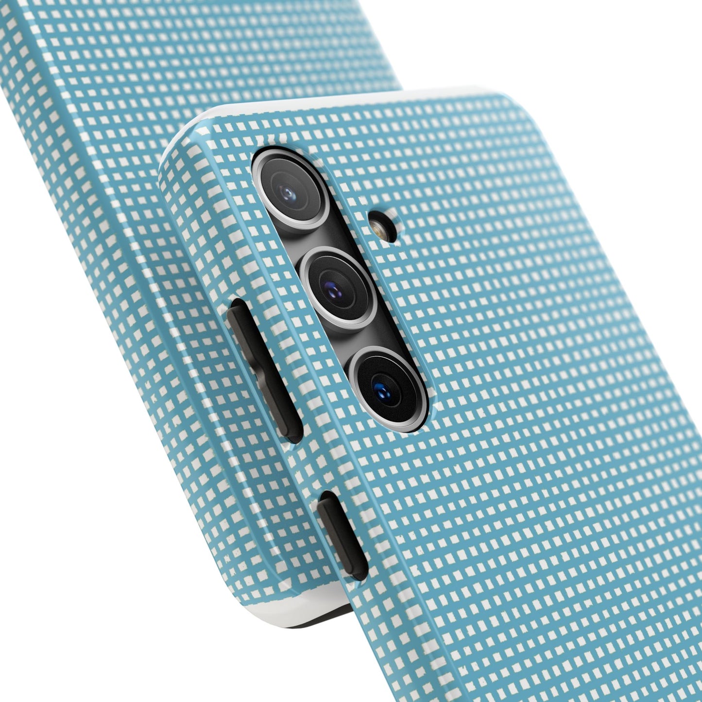 Chipper Check Turquoise Phone Case
