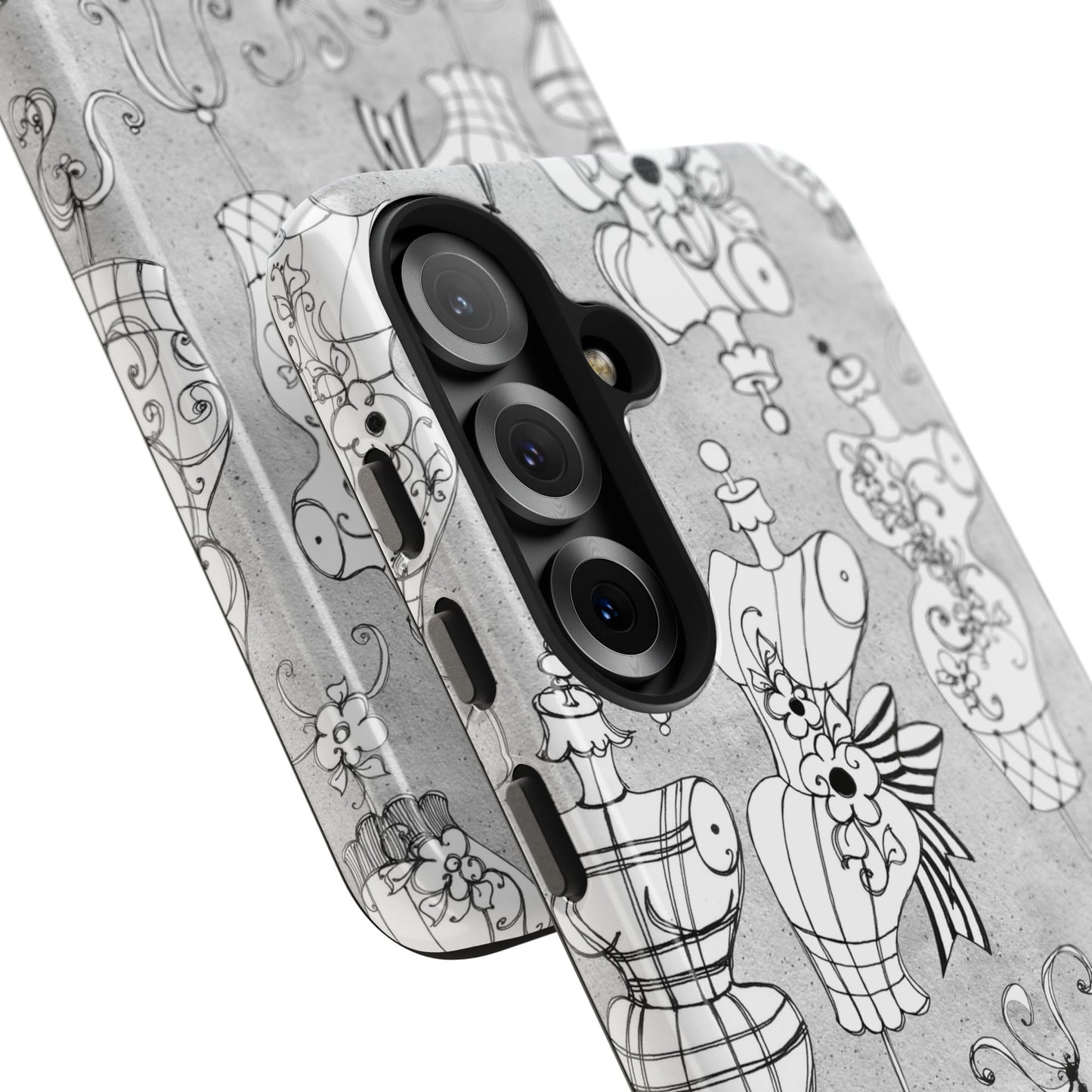 Mannequineque Silver Phone Case